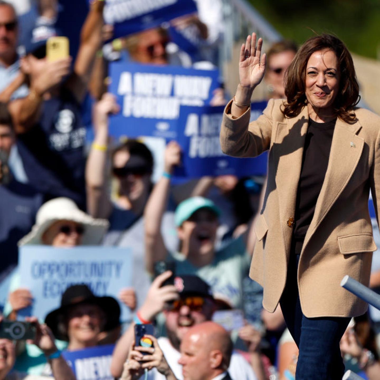 Harris unveils small business tax plan at New Hampshire campaign stop