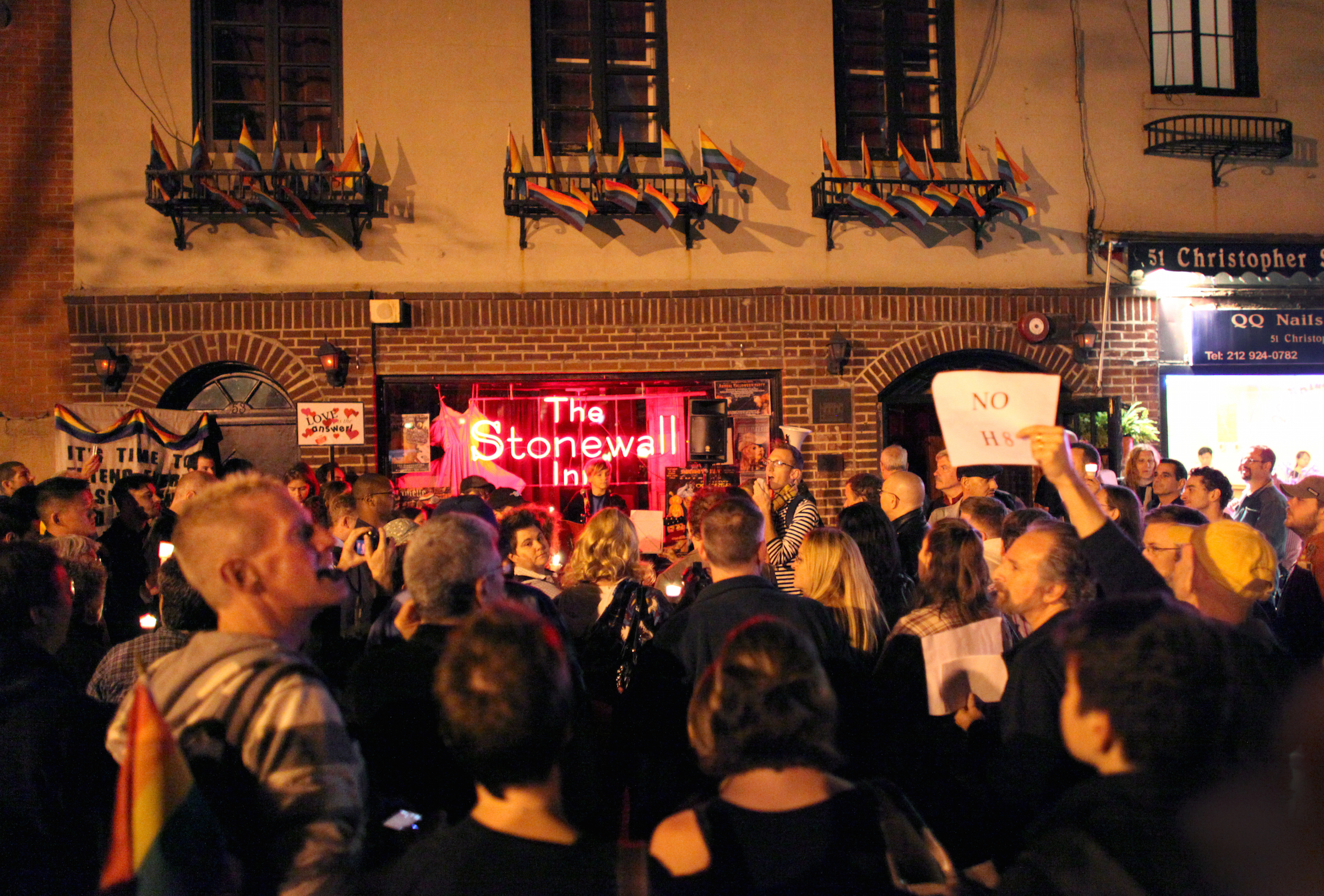 Gay Activists Organize "Take Back The Night" March
