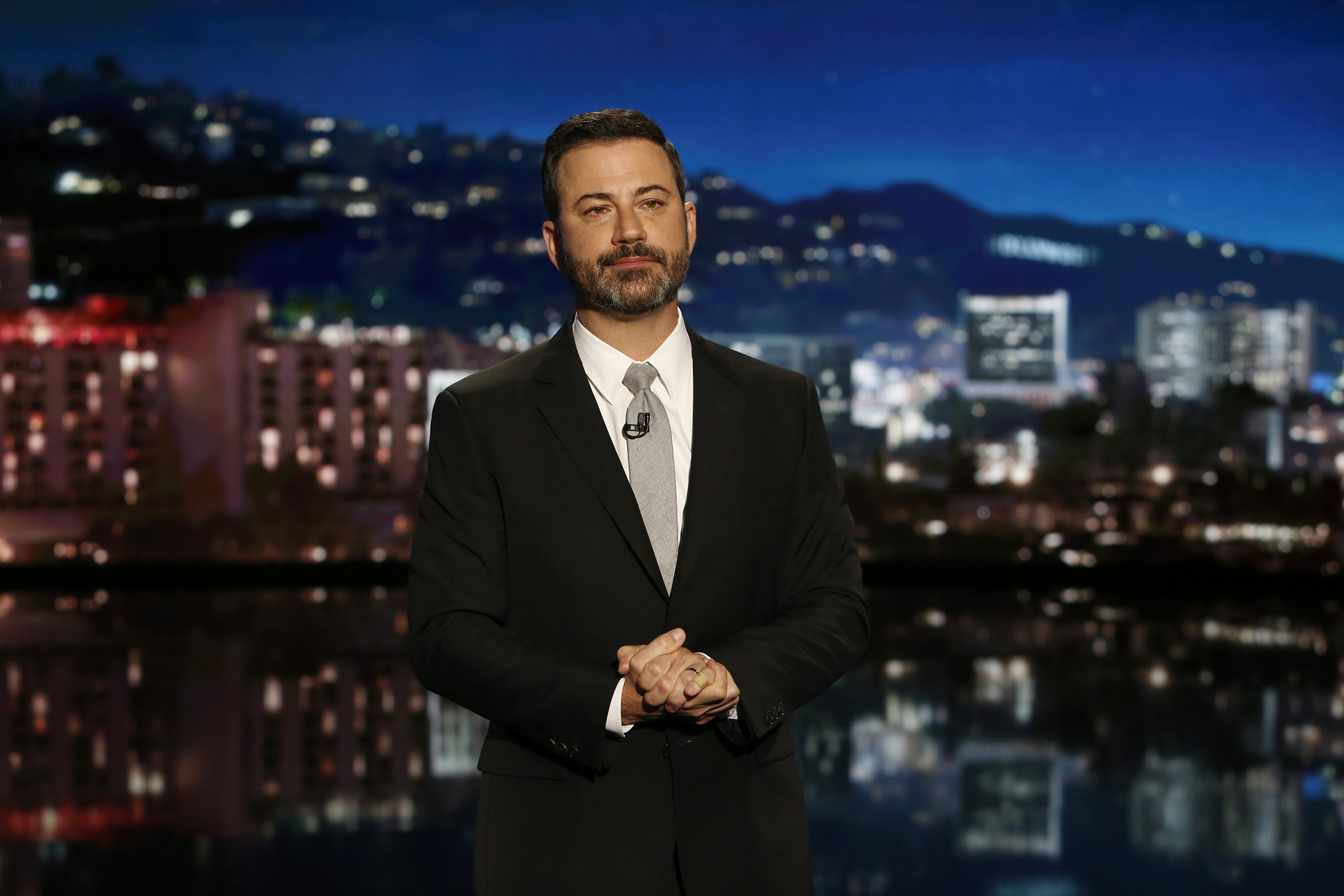 Jimmy Kimmel on "Jimmy Kimmel Live" on Oct. 2, 2017 gun control