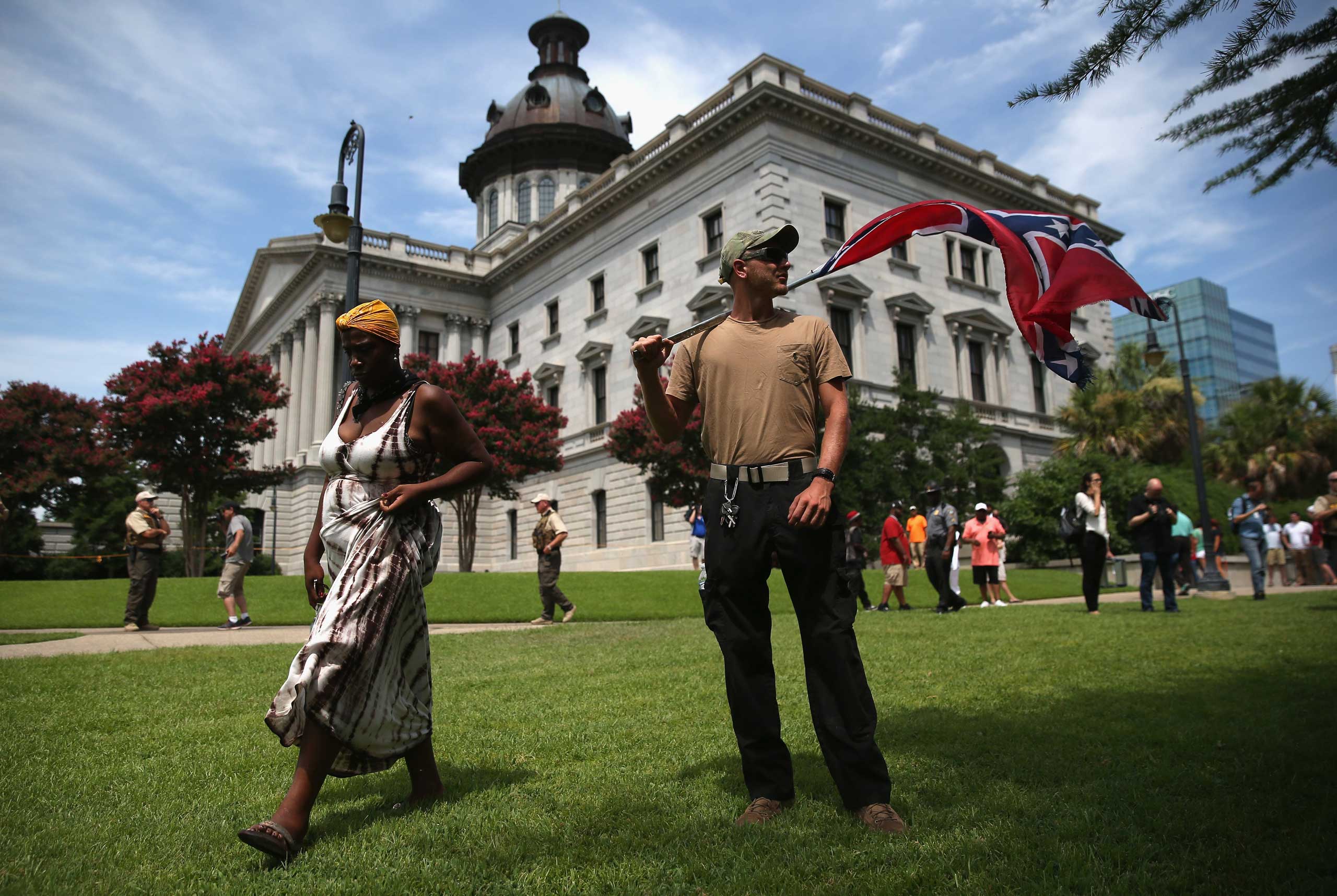 Confederate Flag Columbia South Carolina