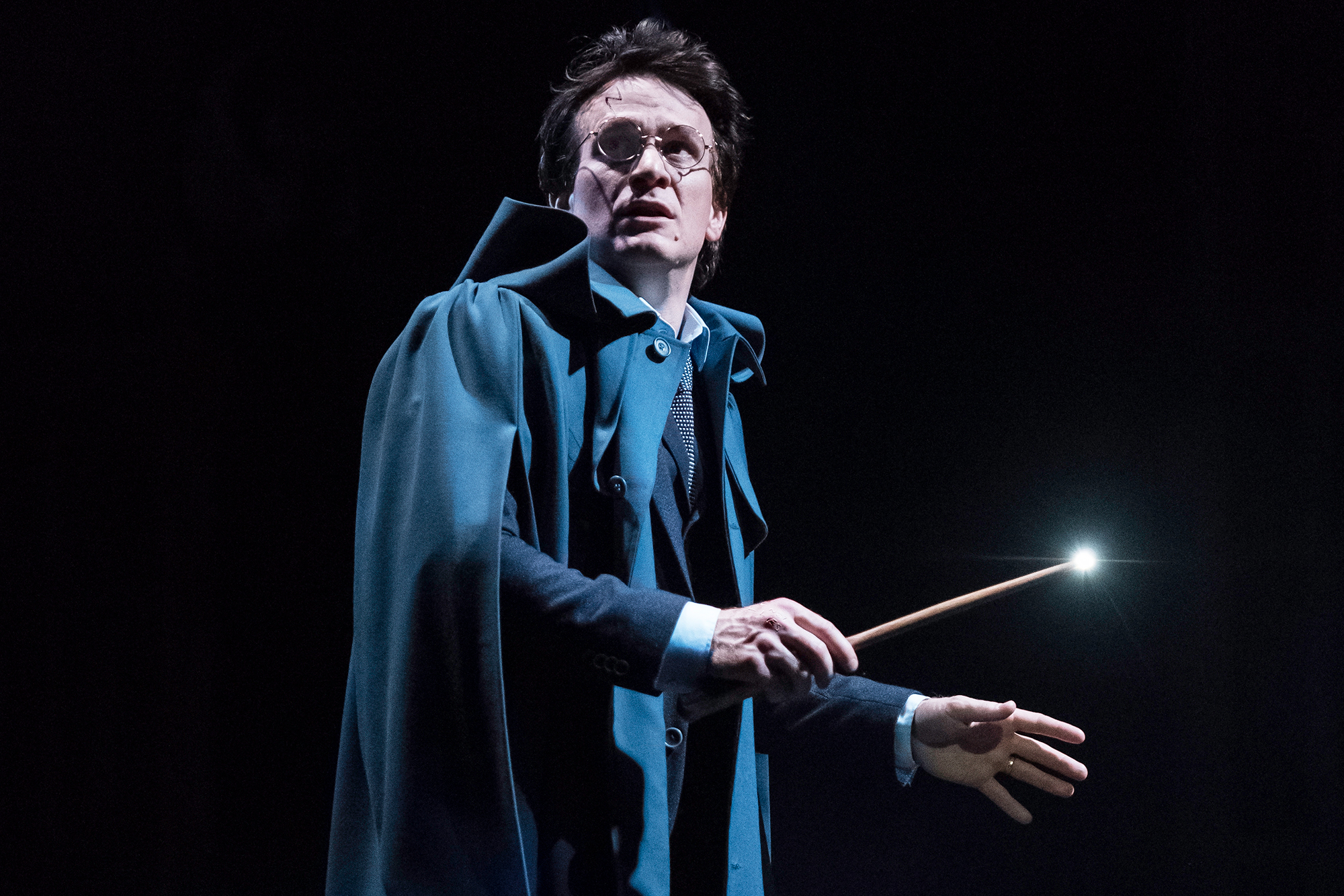 Jamie Parker as Harry Potter in Harry Potter and the Cursed Child.