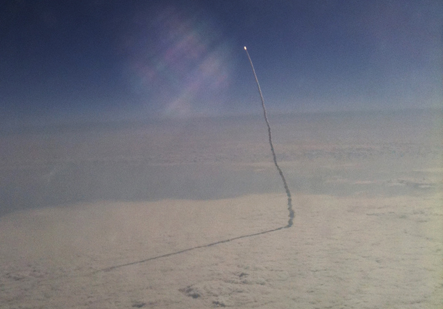"The photo [of space shuttle Endeavour] was an unexpected hit that I took from almost 35,000 ft. over Florida, flying from New York City to Palm Beach with—of all things my—iPhone 3GS, and tweeted it out upon landing," says Stefanie Gordon. "I didn't realize the impact of the photo or the rounds it was making in social media until a few hours later when I looked at my Twitter mentions and all the personal messages I was receiving on Facebook. Next thing I knew, I was being interviewed by media outlets from all over the world, and my photo was on almost every evening news program. I am still in search for that perfect job that many thought would be offered to me after the photo caught fire."