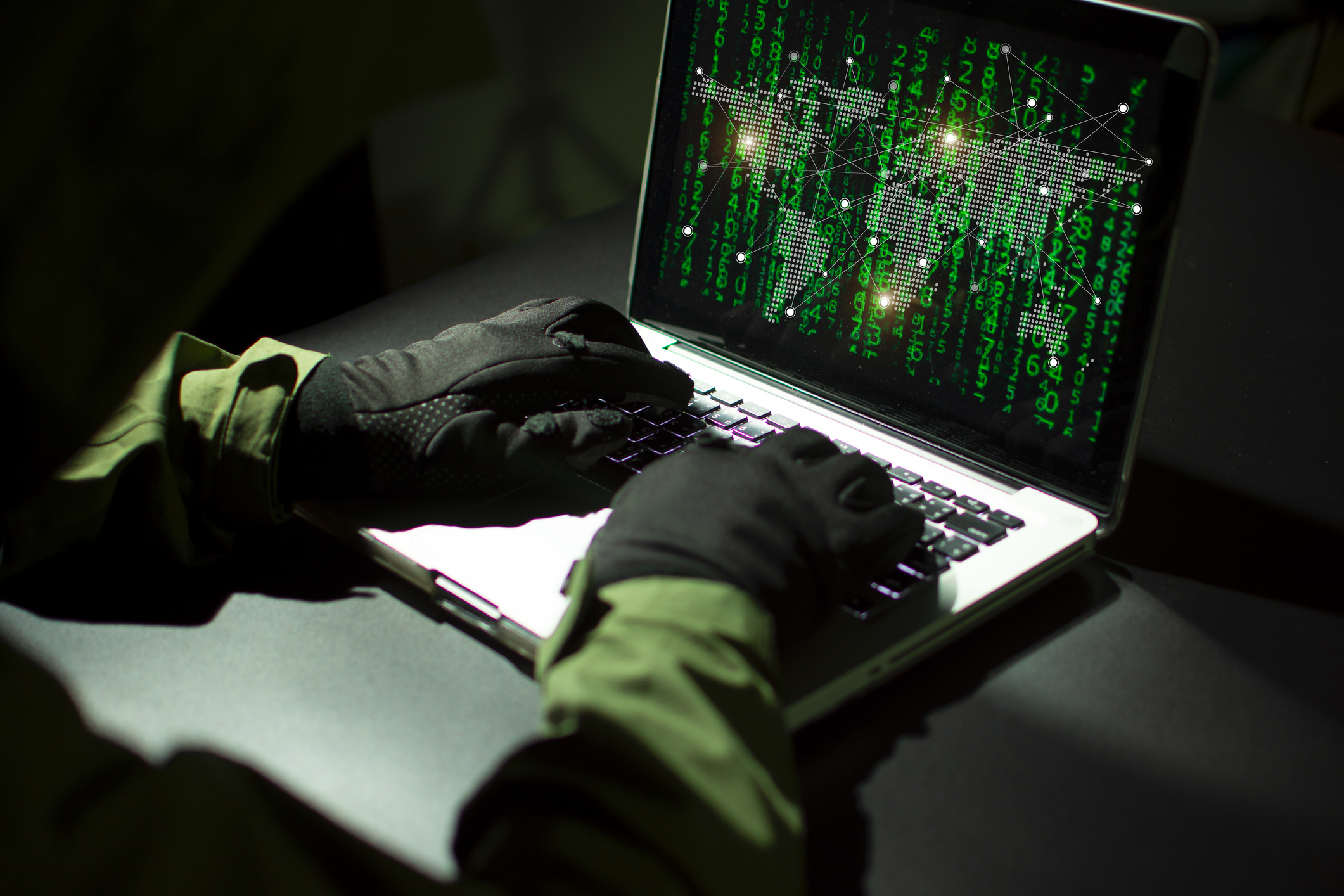 Diverse computer hacking shoot