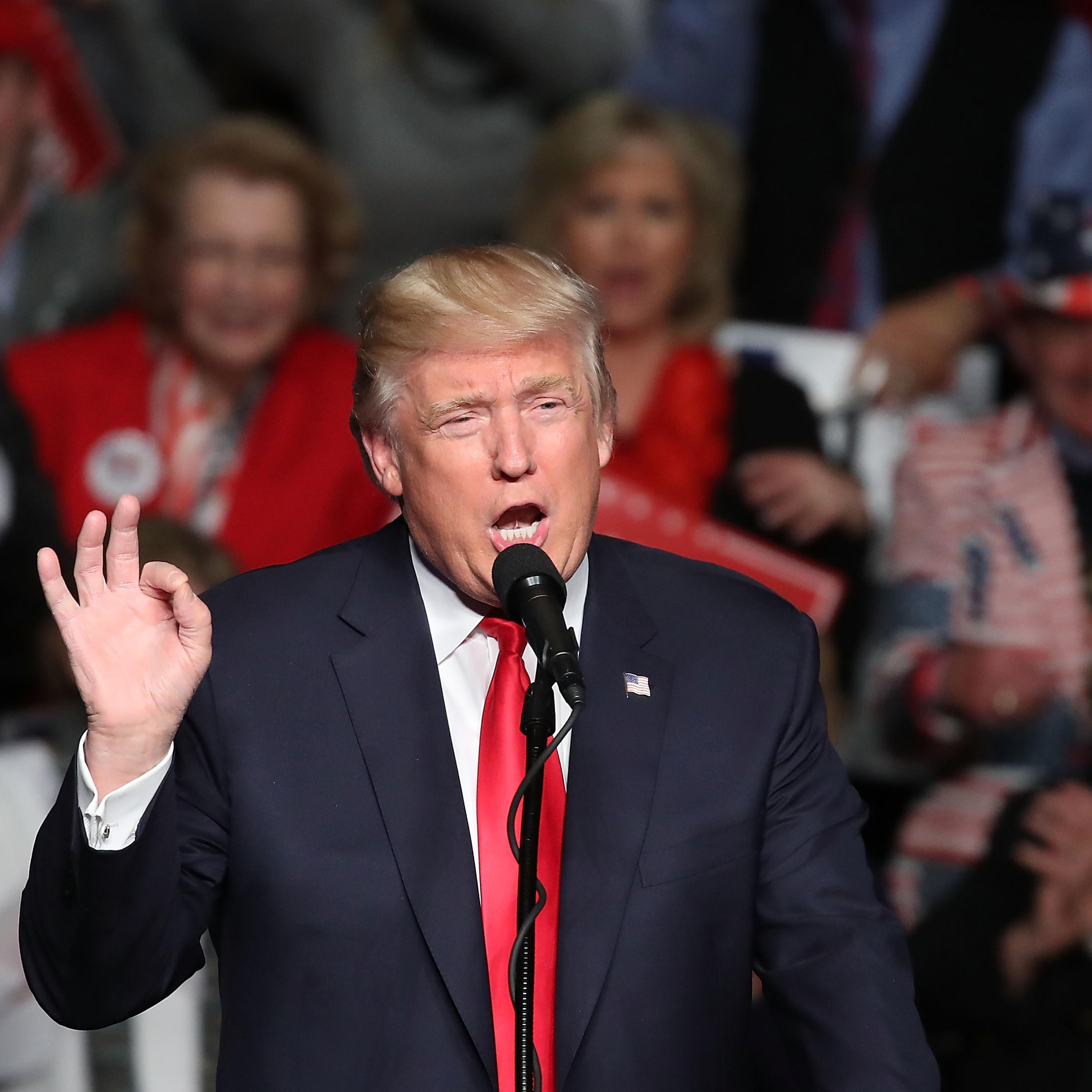 President Elect Donald Trump Holds Victory Rally In Pennsylvania