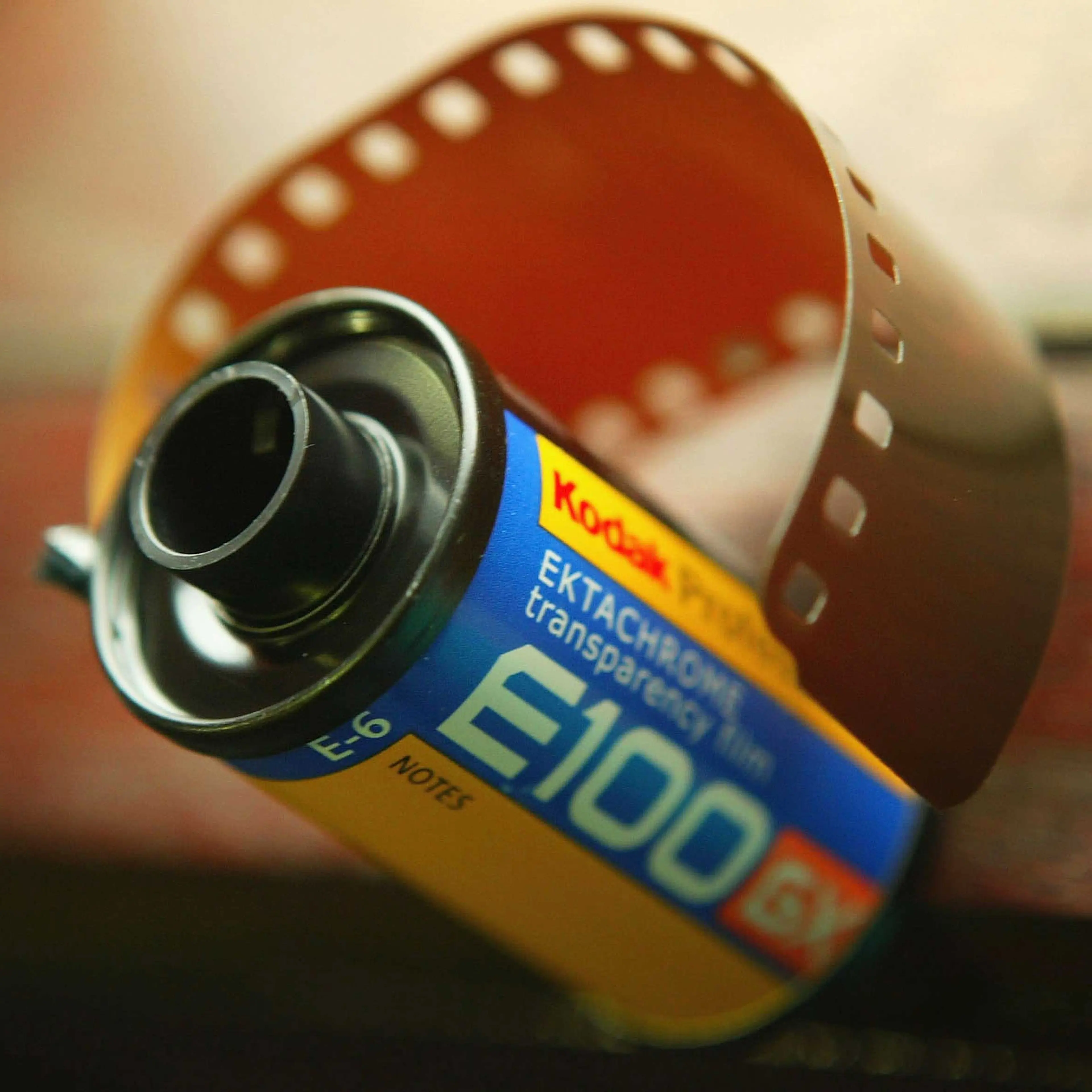 A roll of Koday's Ektachrome film.