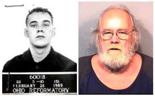 Frank Freshwaters, 79, of Akron, Ohio, United States, is seen in 1959 and 2015 photos released by the Brevard County Sheriff's Office in Florida.