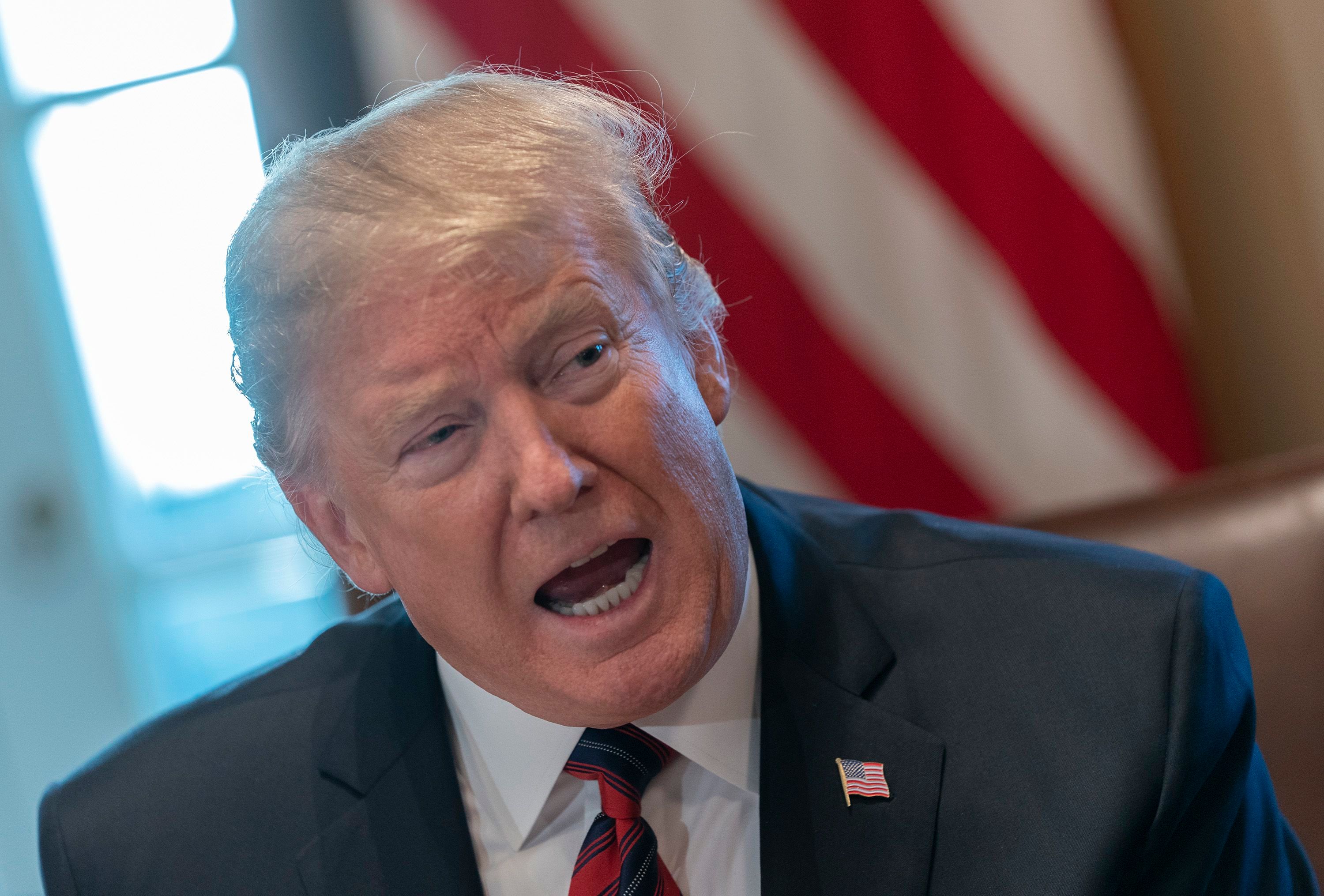 Donald Trump roundtable discussion on border security in Washington DC