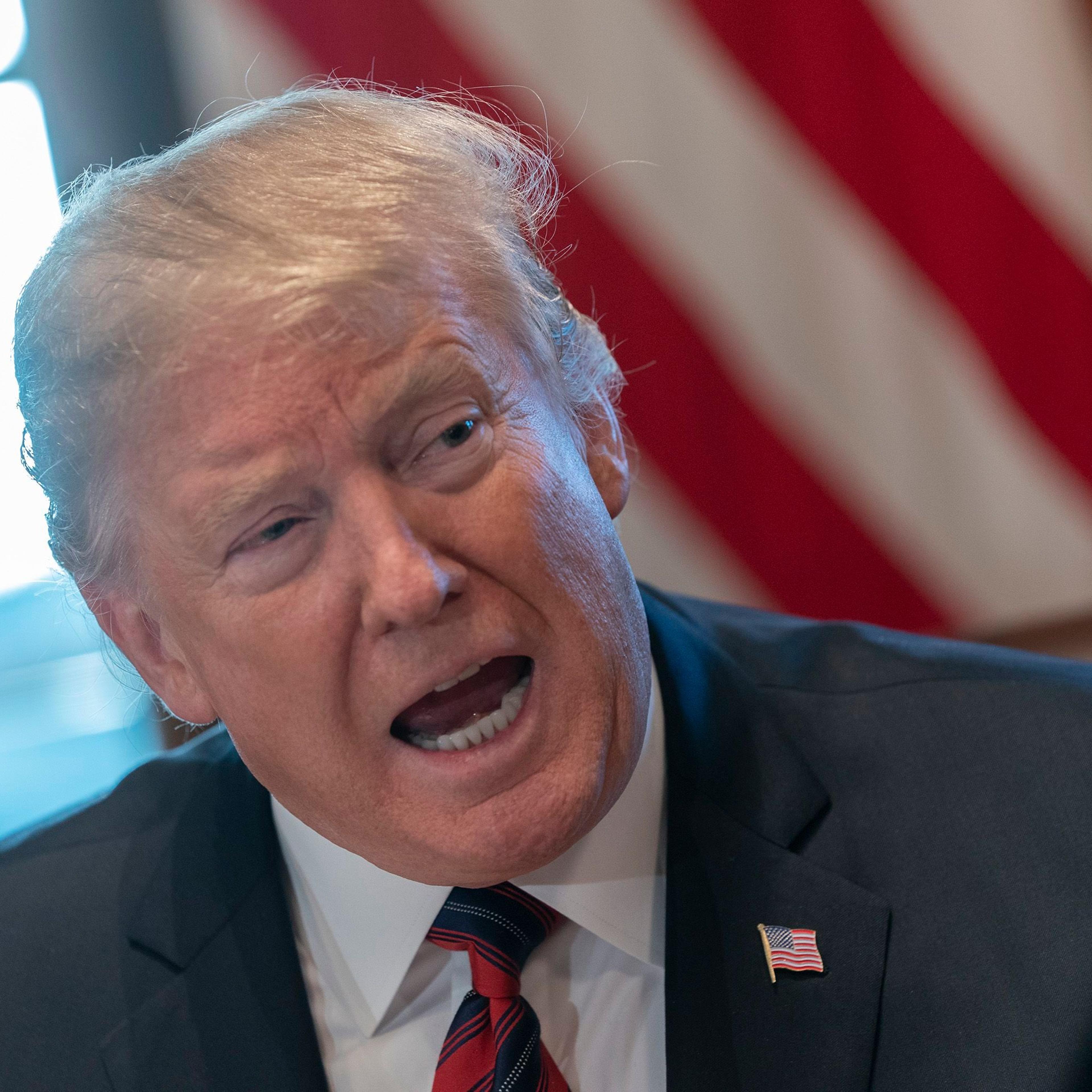 Donald Trump roundtable discussion on border security in Washington DC