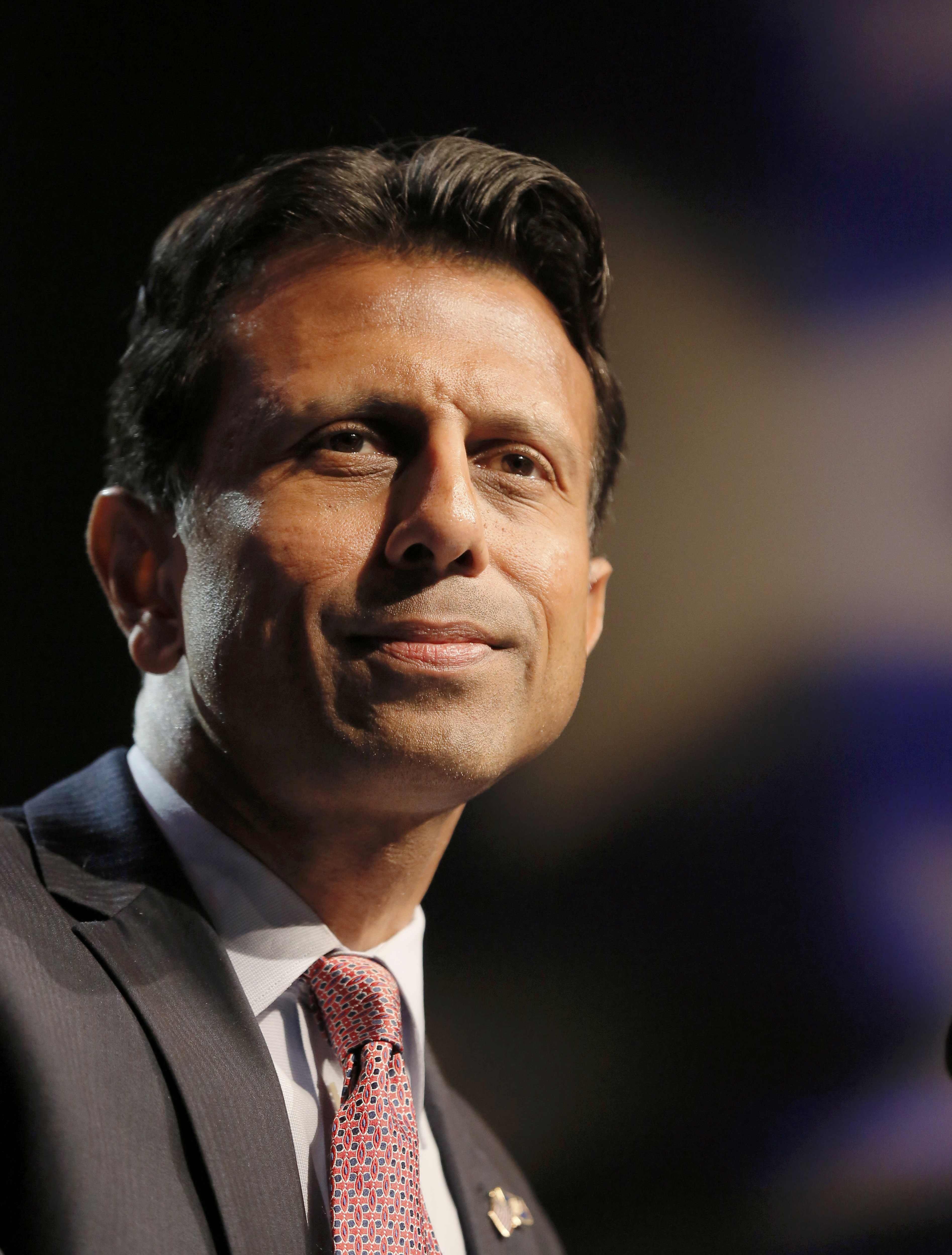 Republican presidential candidate and Louisiana Governor Bobby Jindal formally announces his campaign for the 2016 Republican presidential nomination in Kenner, Louisiana on June 24, 2015.