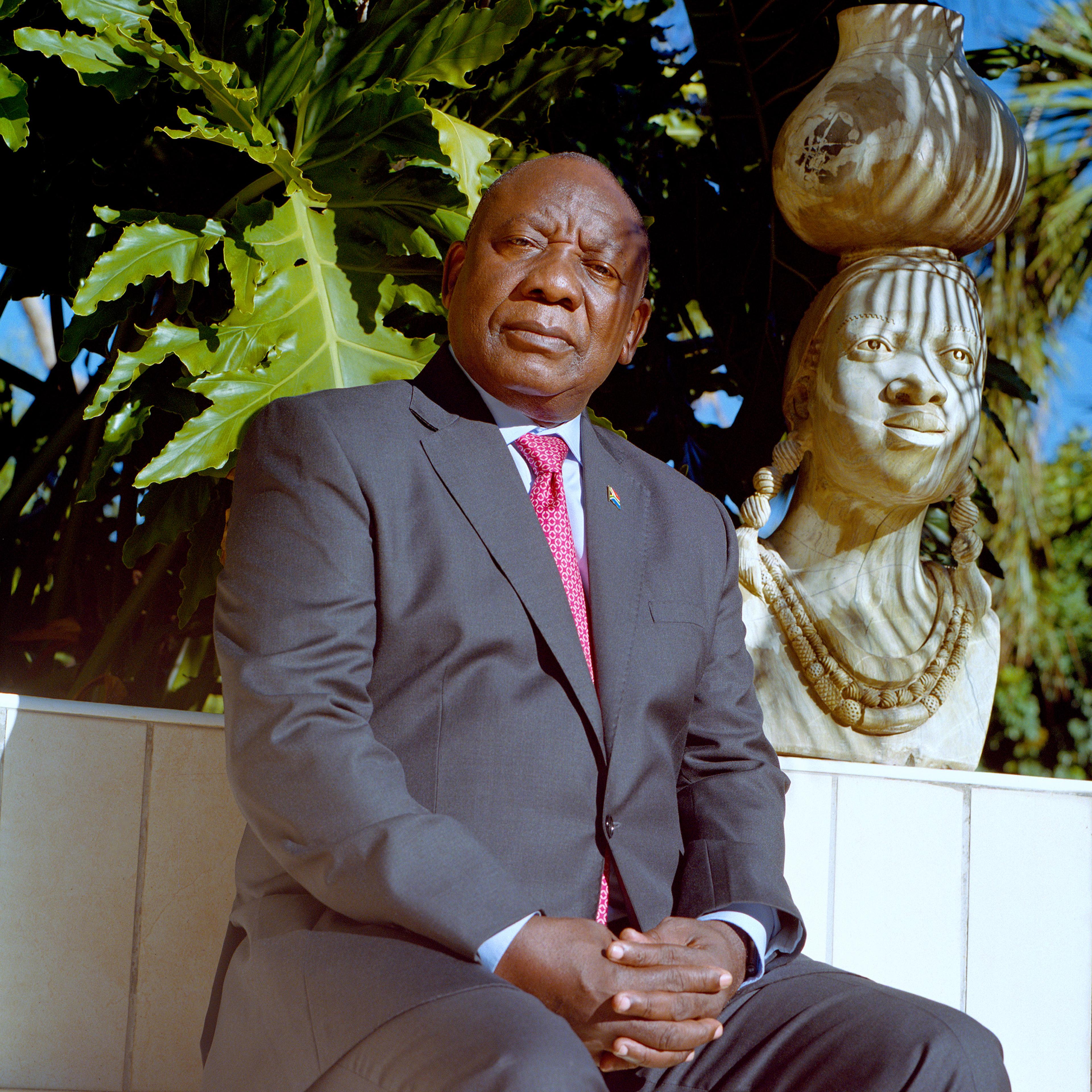 South African President Cyril Ramaphosa