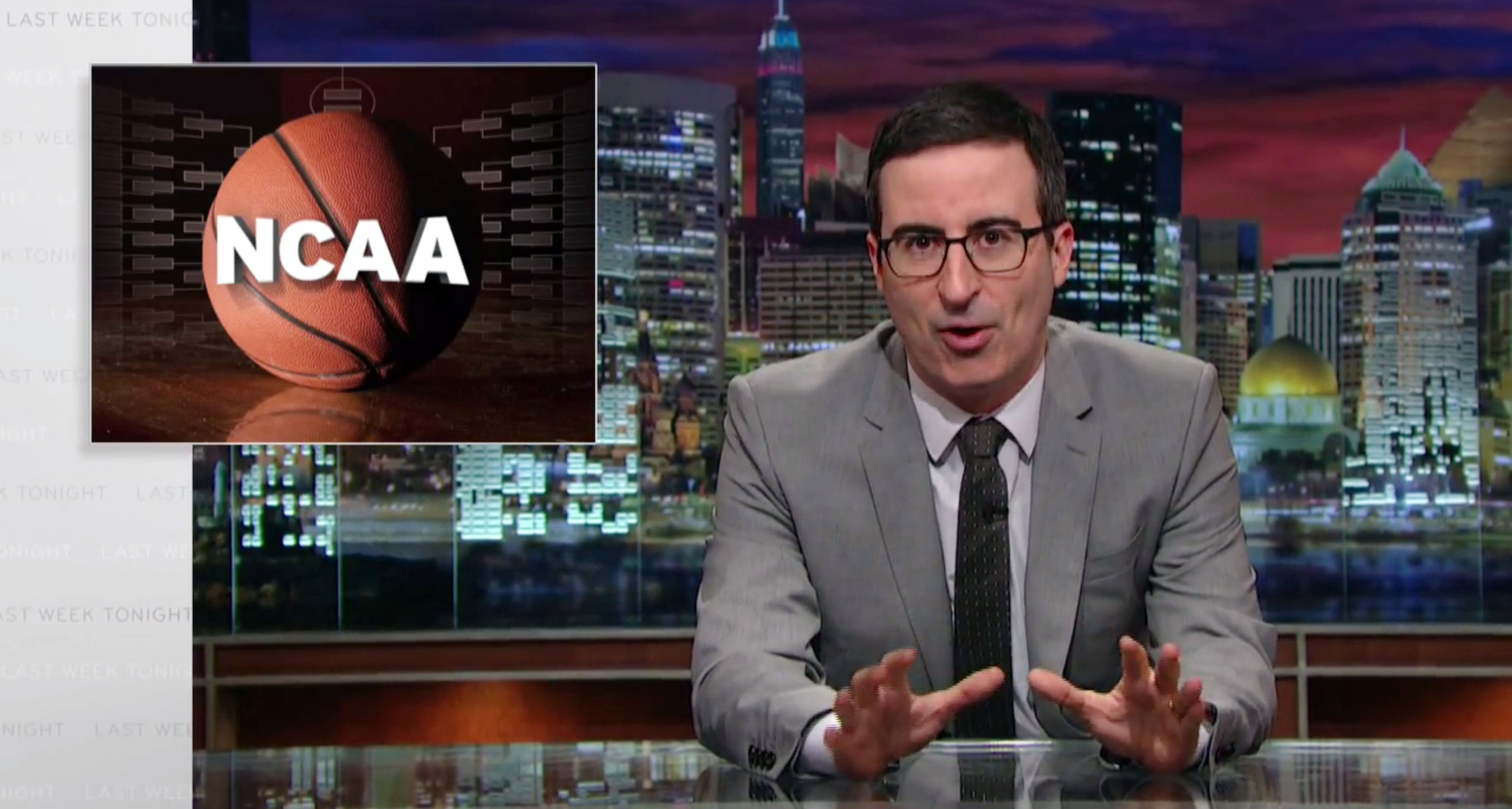 John Oliver NCAA