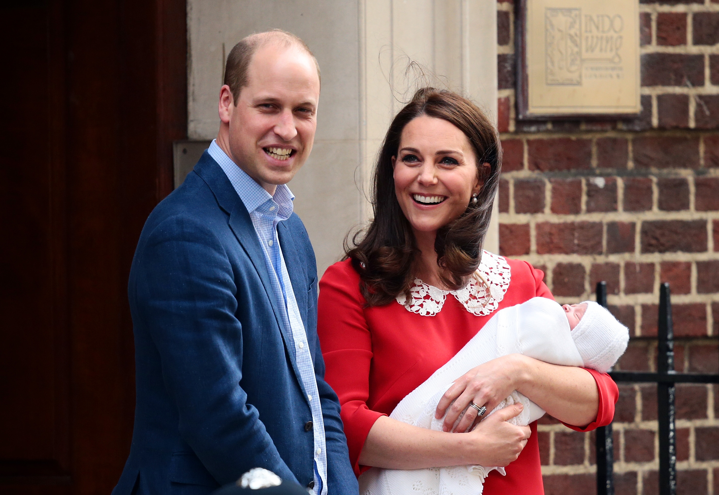 The Duke &amp; Duchess Of Cambridge Depart The Lindo Wing With Their New Son