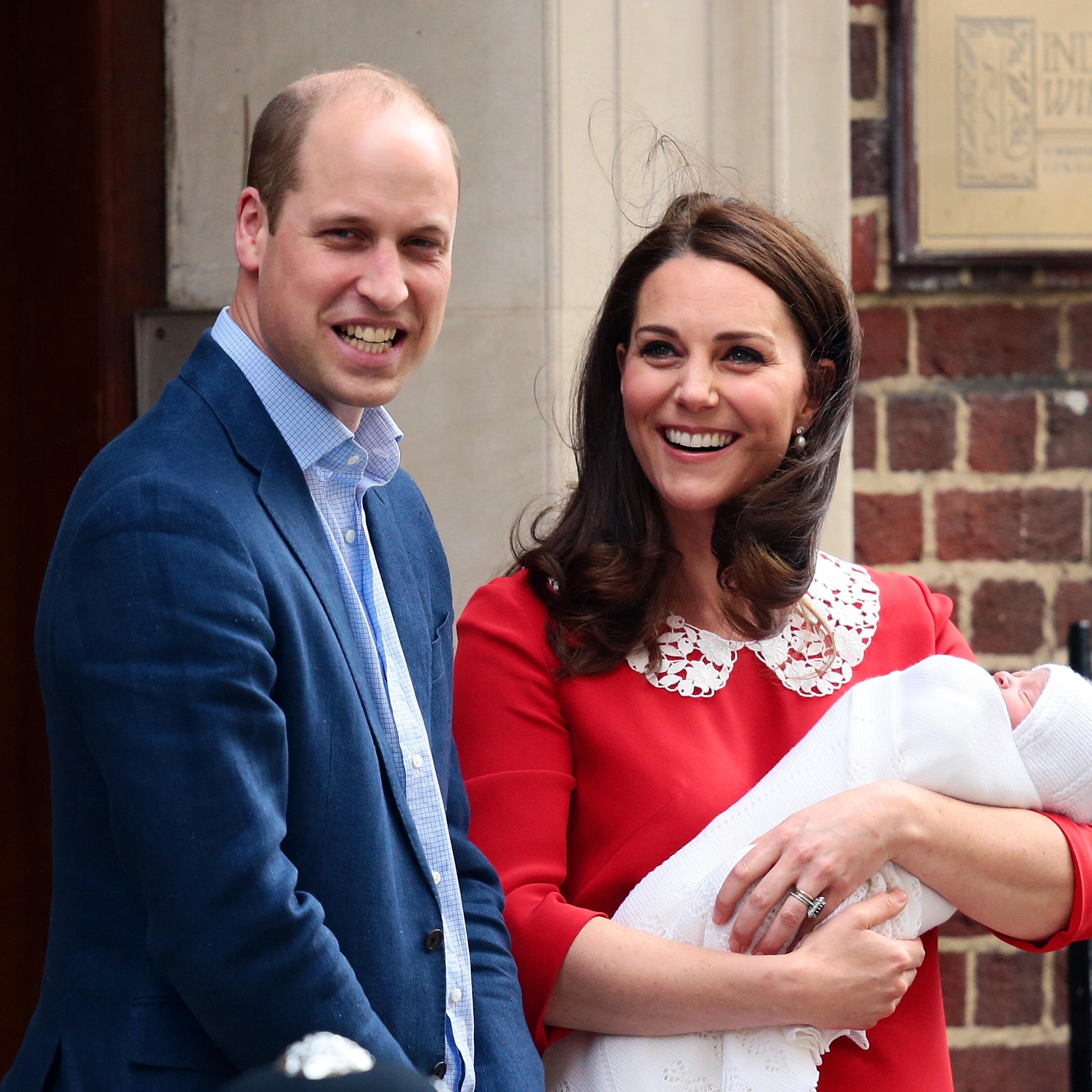 The Duke & Duchess Of Cambridge Depart The Lindo Wing With Their New Son