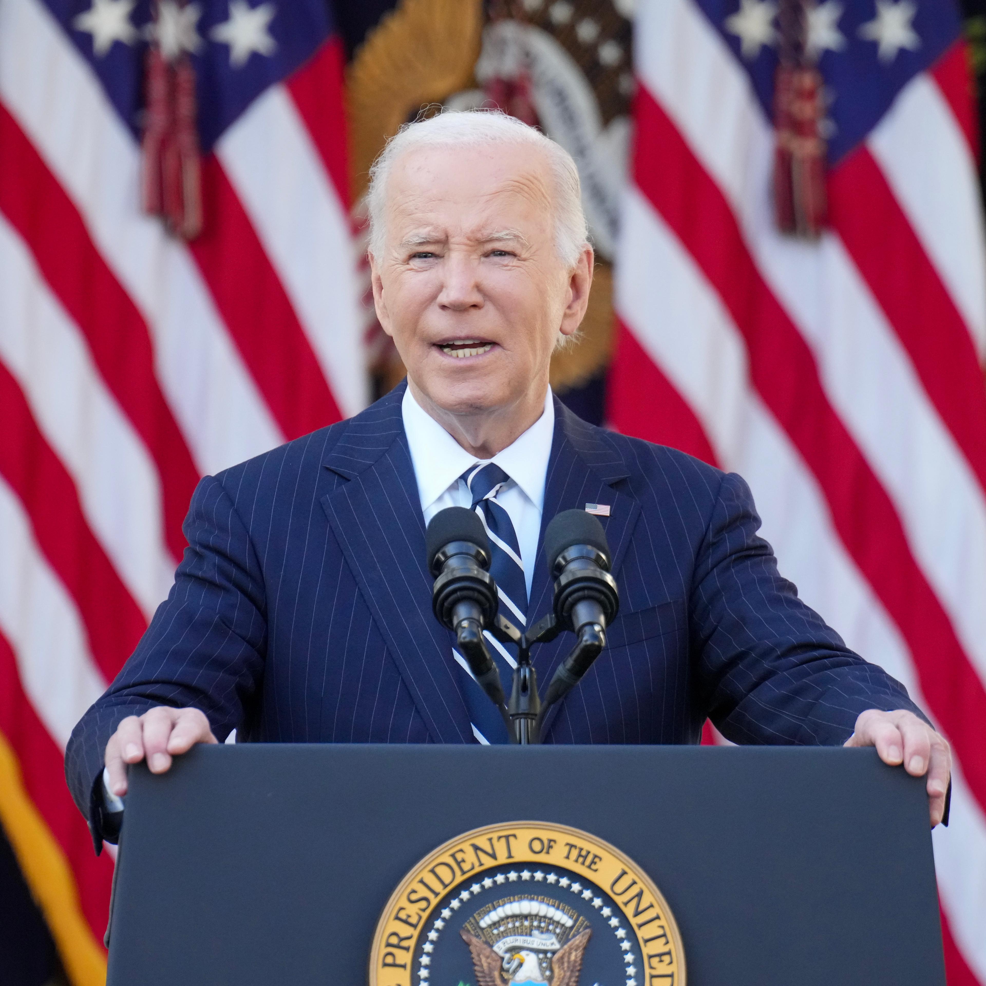 President Biden Delivers Remarks In The Rose Garden After Election Of Donald Trump