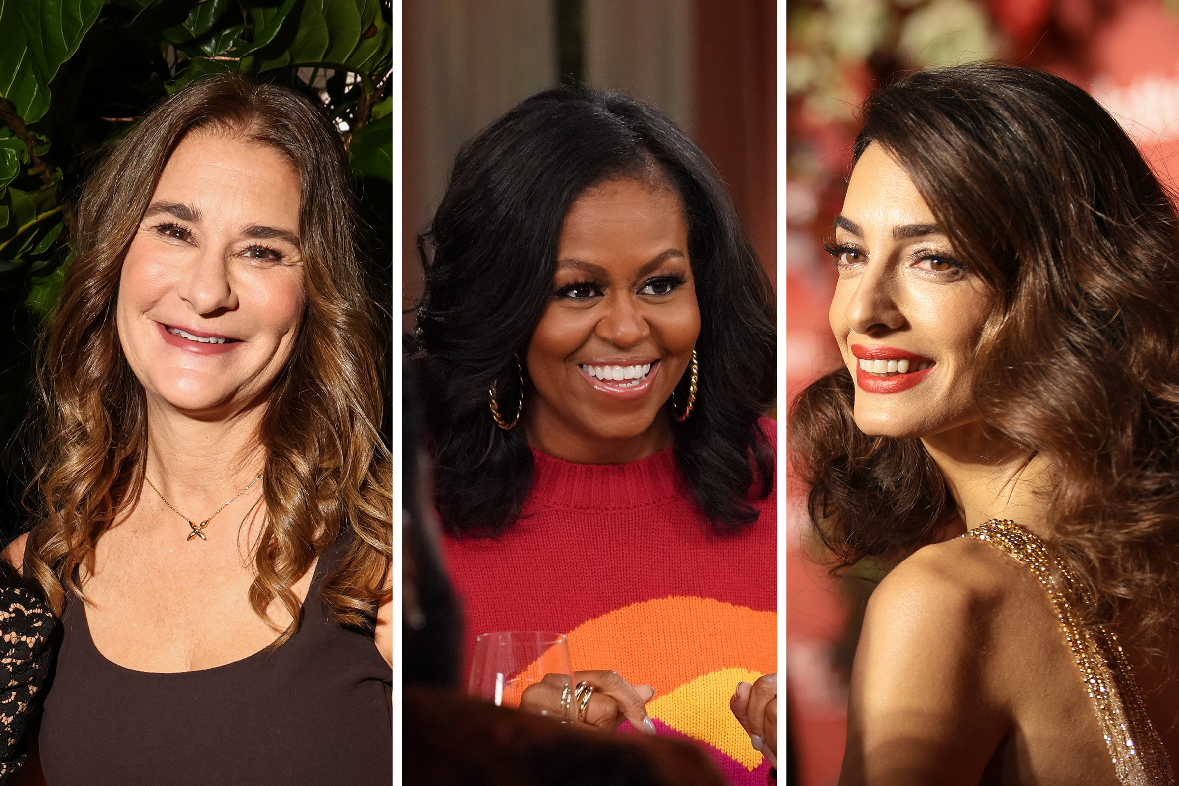 Melinda Gates, Michelle Obama, Amal Clooney