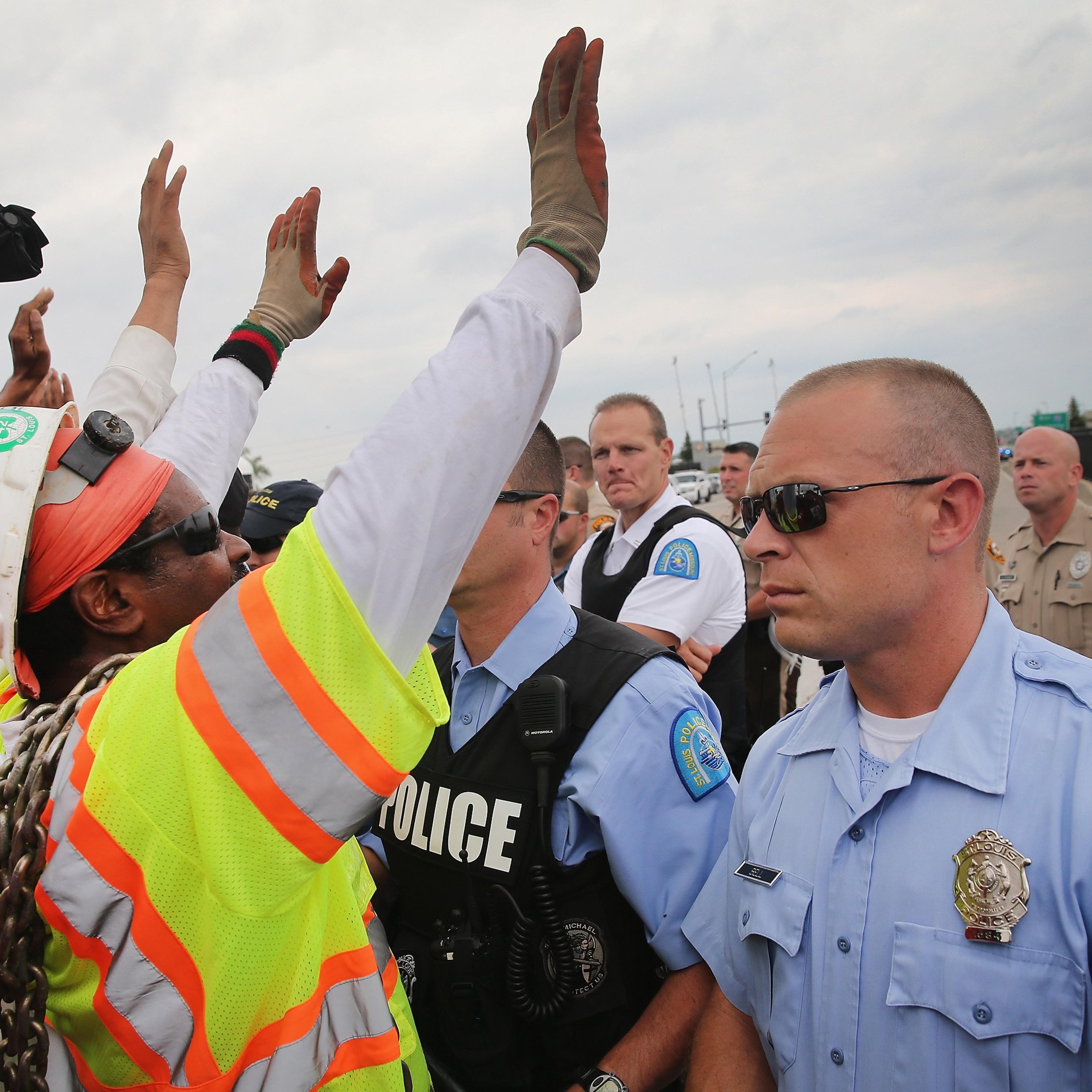 Residents Of Ferguson Continue To Call For Change Over Handling Of Michael Brown Shooting