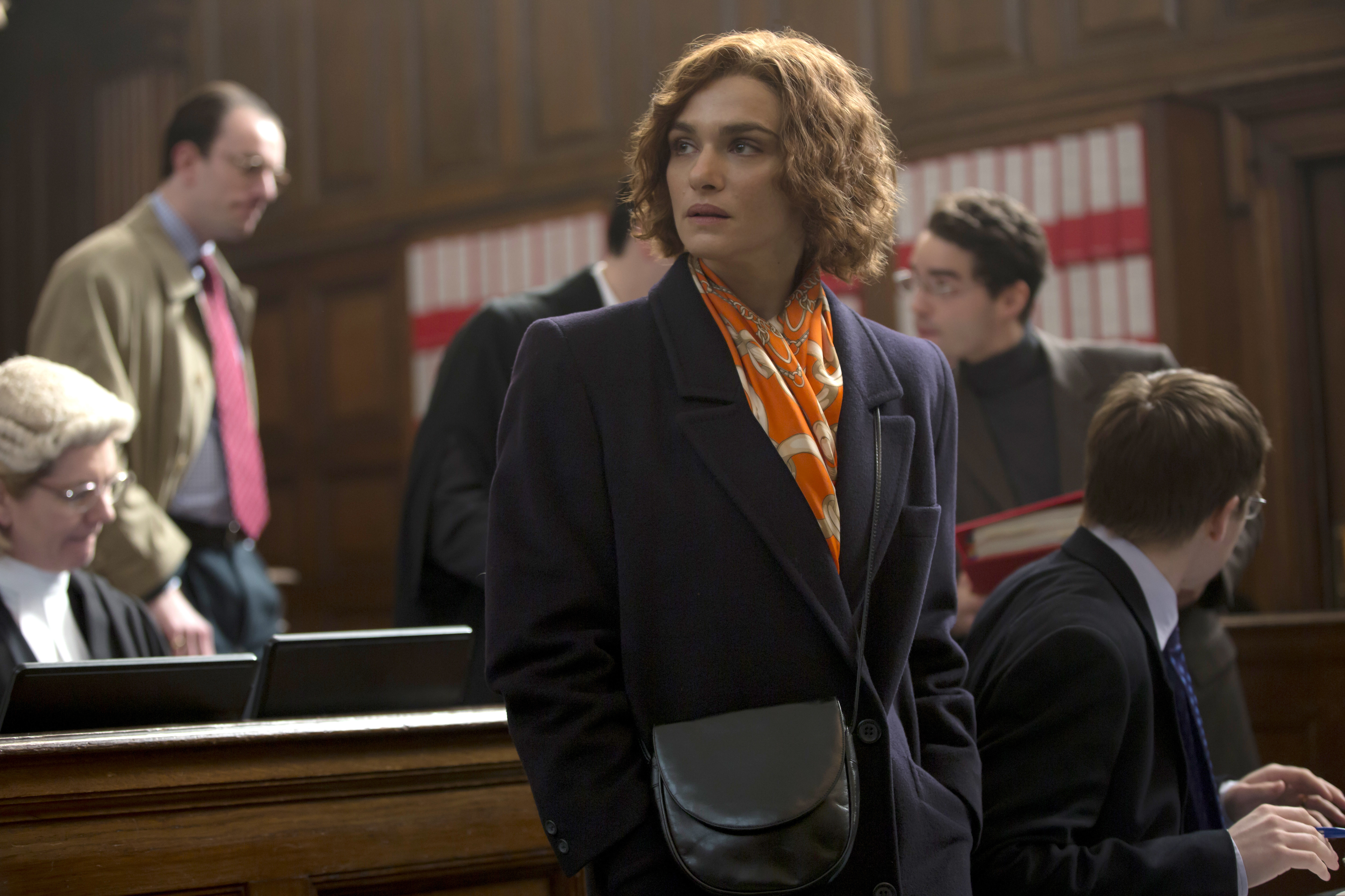 Rachel Weisz as writer and historian Deborah E. Lipstadt in Denial.