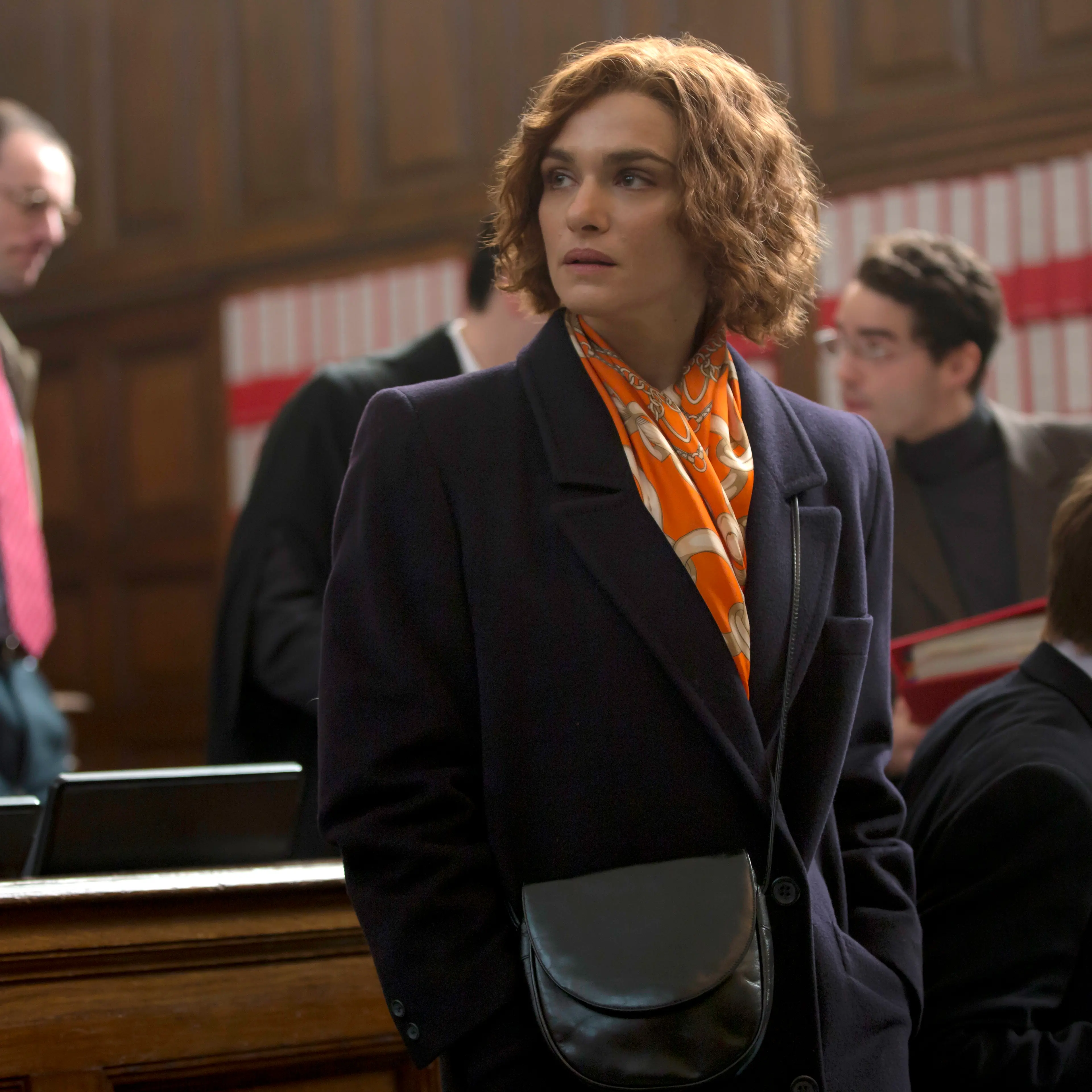 Rachel Weisz as writer and historian Deborah E. Lipstadt in Denial.