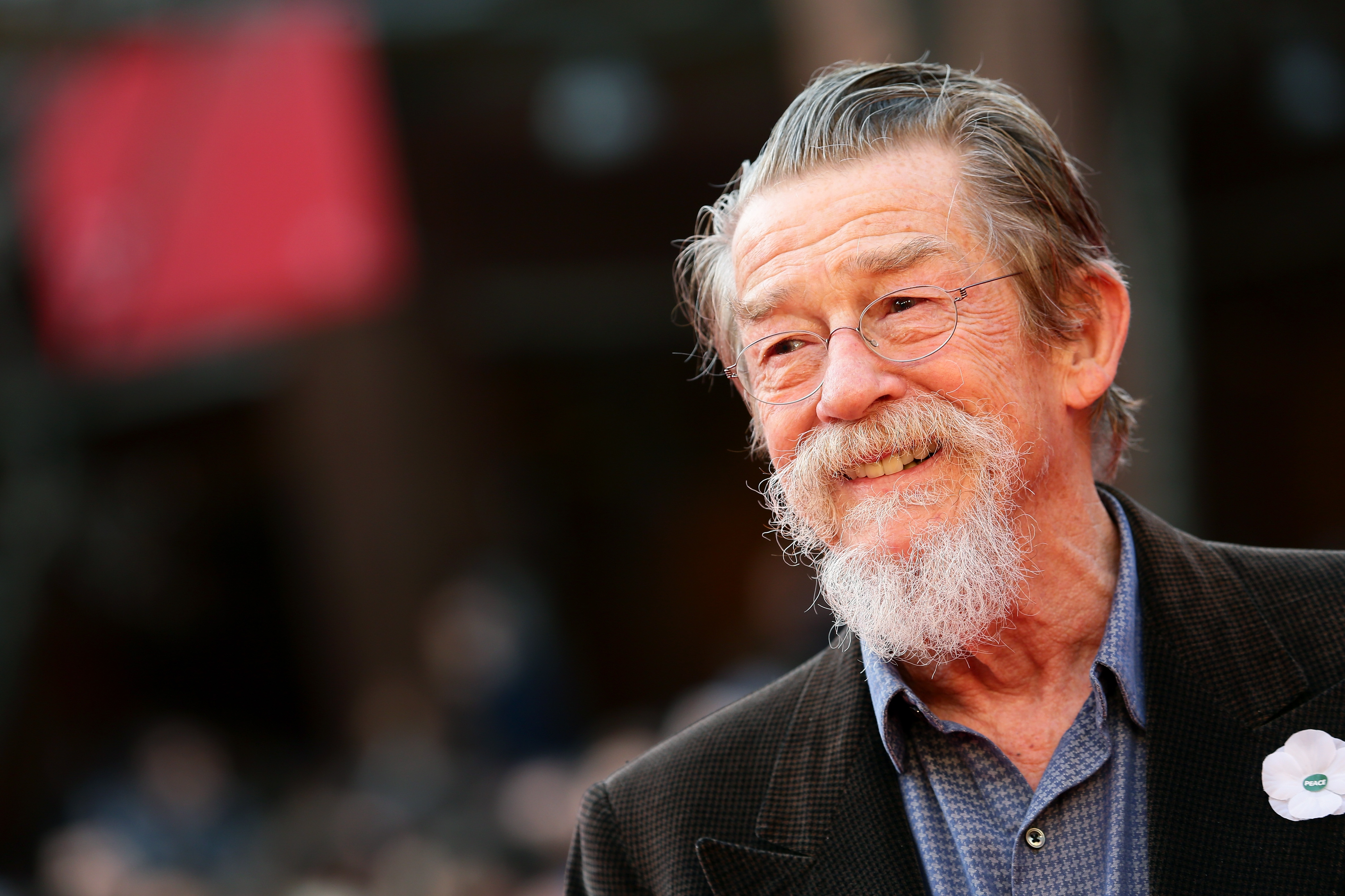 John Hurt On The Red Carpet - The 8th Rome Film Festival