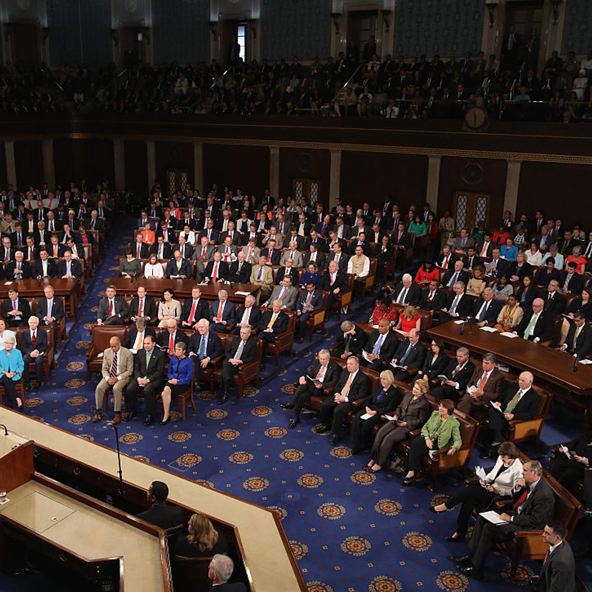 Indian Prime Minister Modi Addresses Joint Meeting Of Congress