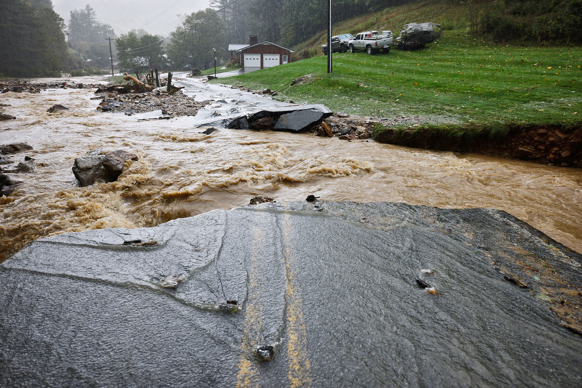 Photos of Hurricane Helene’s Devastation in North Carolina