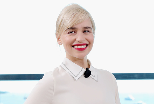 Emilia Clarke attends Kering Talks Women In Motion At The Cannes Film Festival