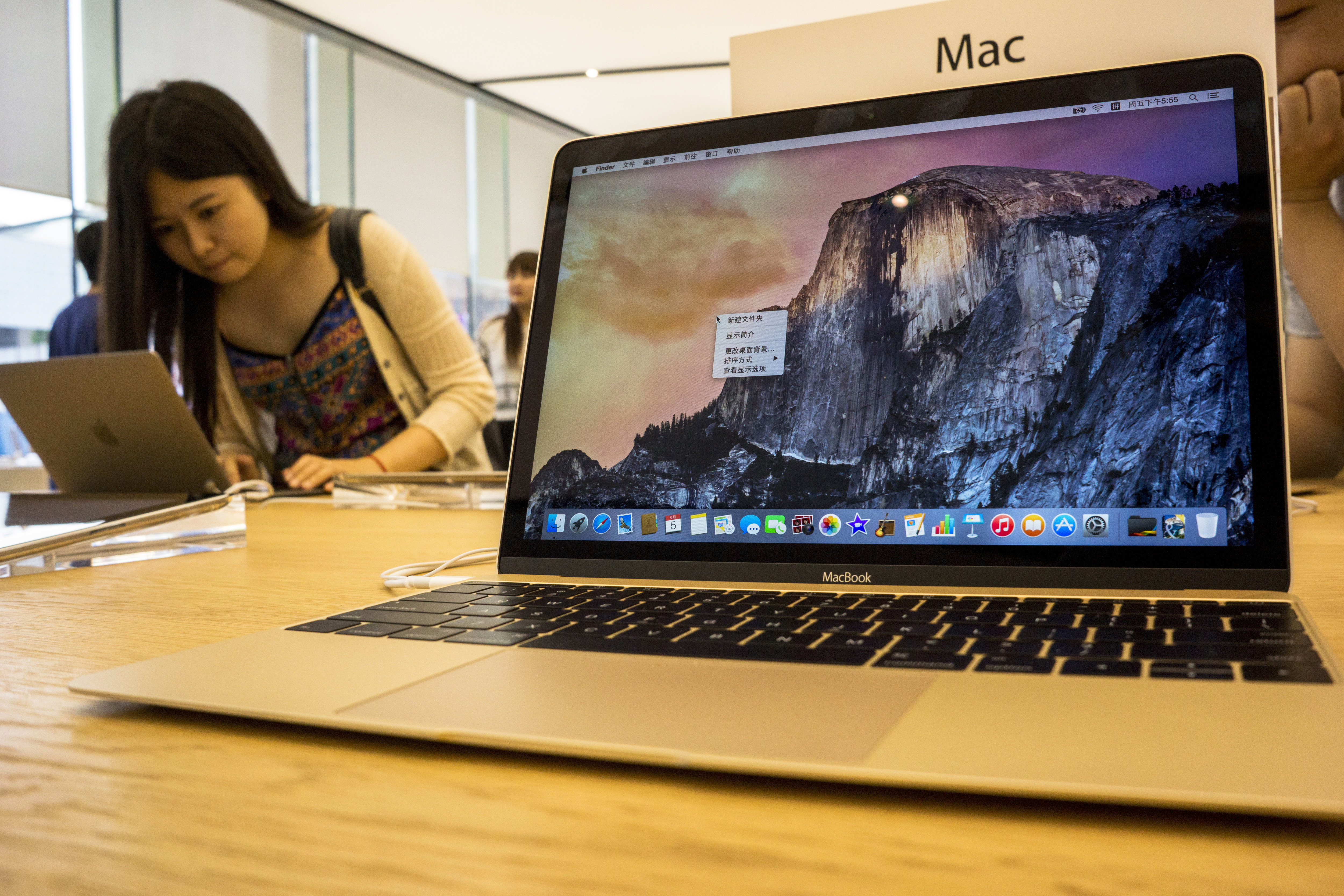 Chinese customers are experiencing and choosing Apple's