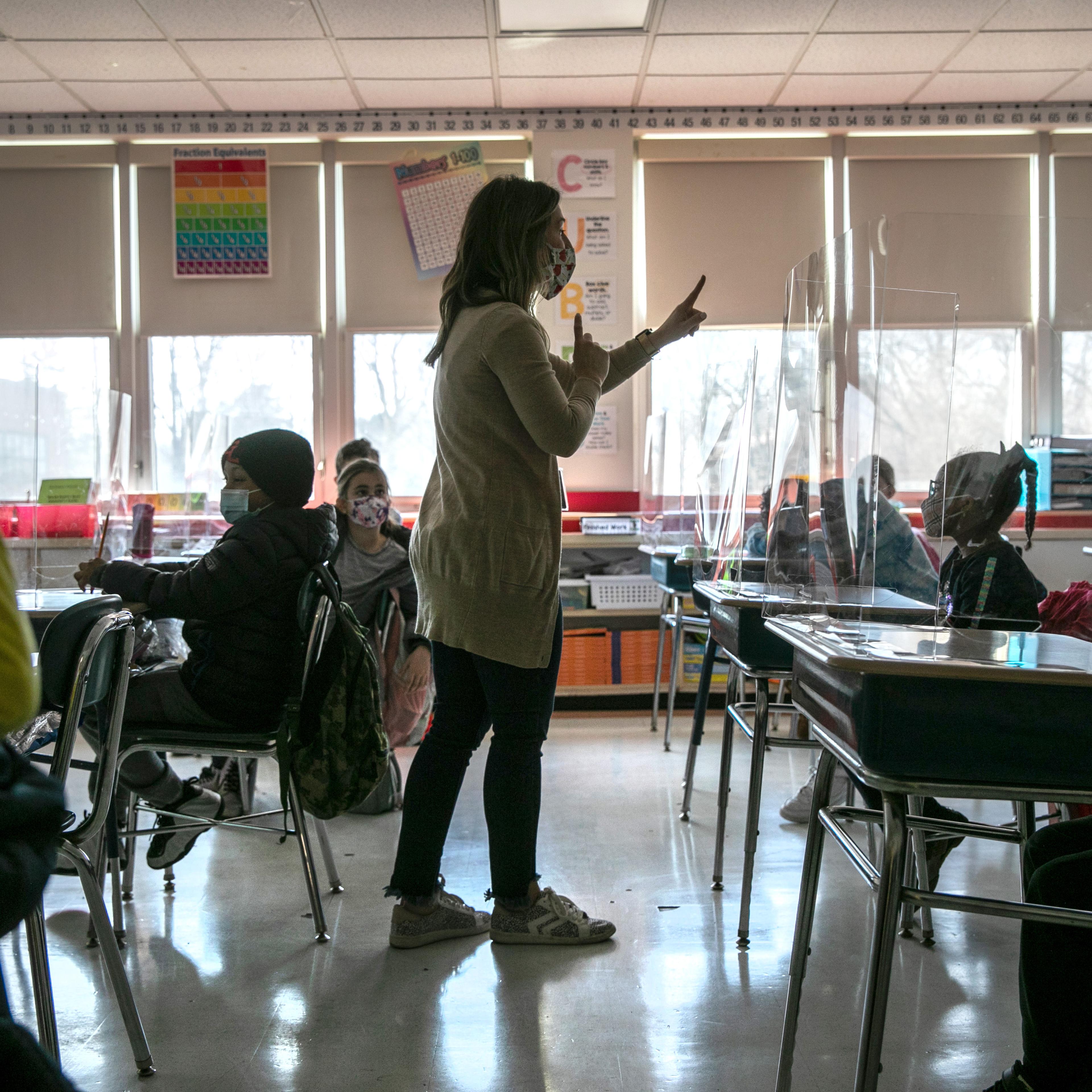 Students Return To Classrooms Full Time As Pandemic Restrictions Ease