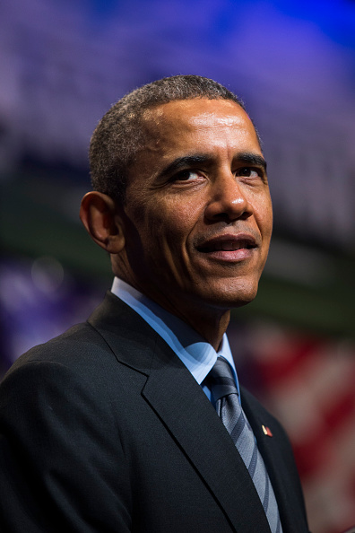 U.S. President Barack Obama speaks at the National League of Cities annual Congressional City Conference in Washington on March 9, 2015.