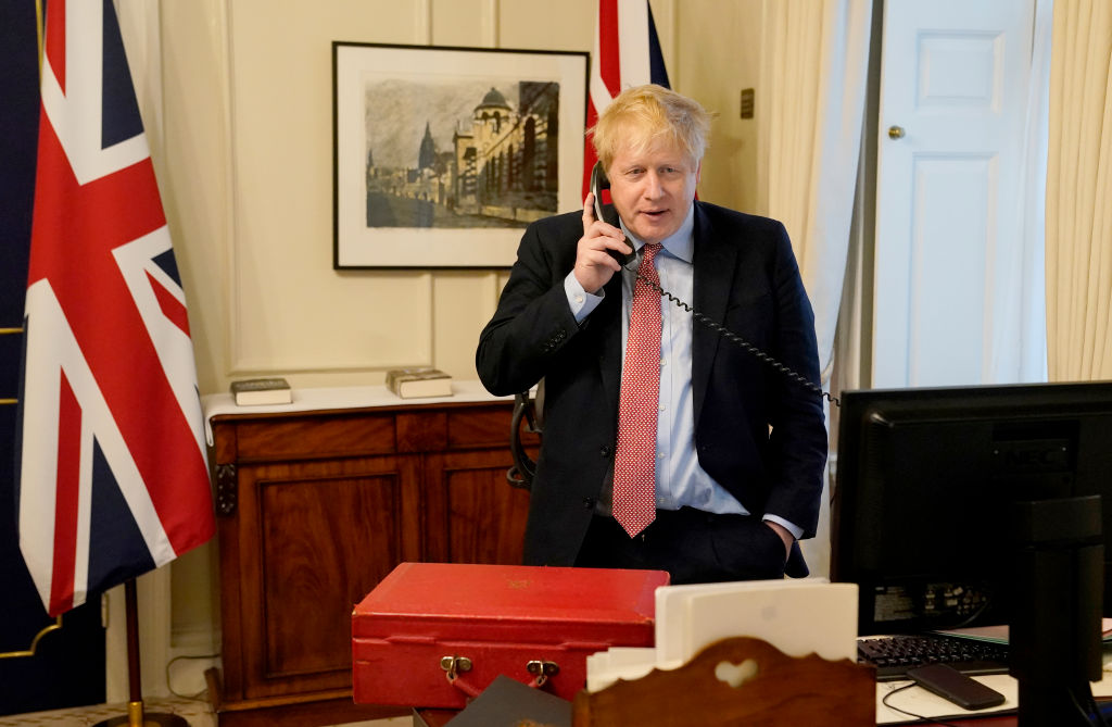 Boris Johnson Conducts Weekly Audience With Queen By Phone