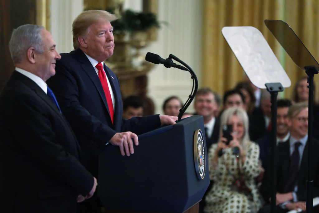 President Trump Meets With Israeli PM Netanyahu At The White House