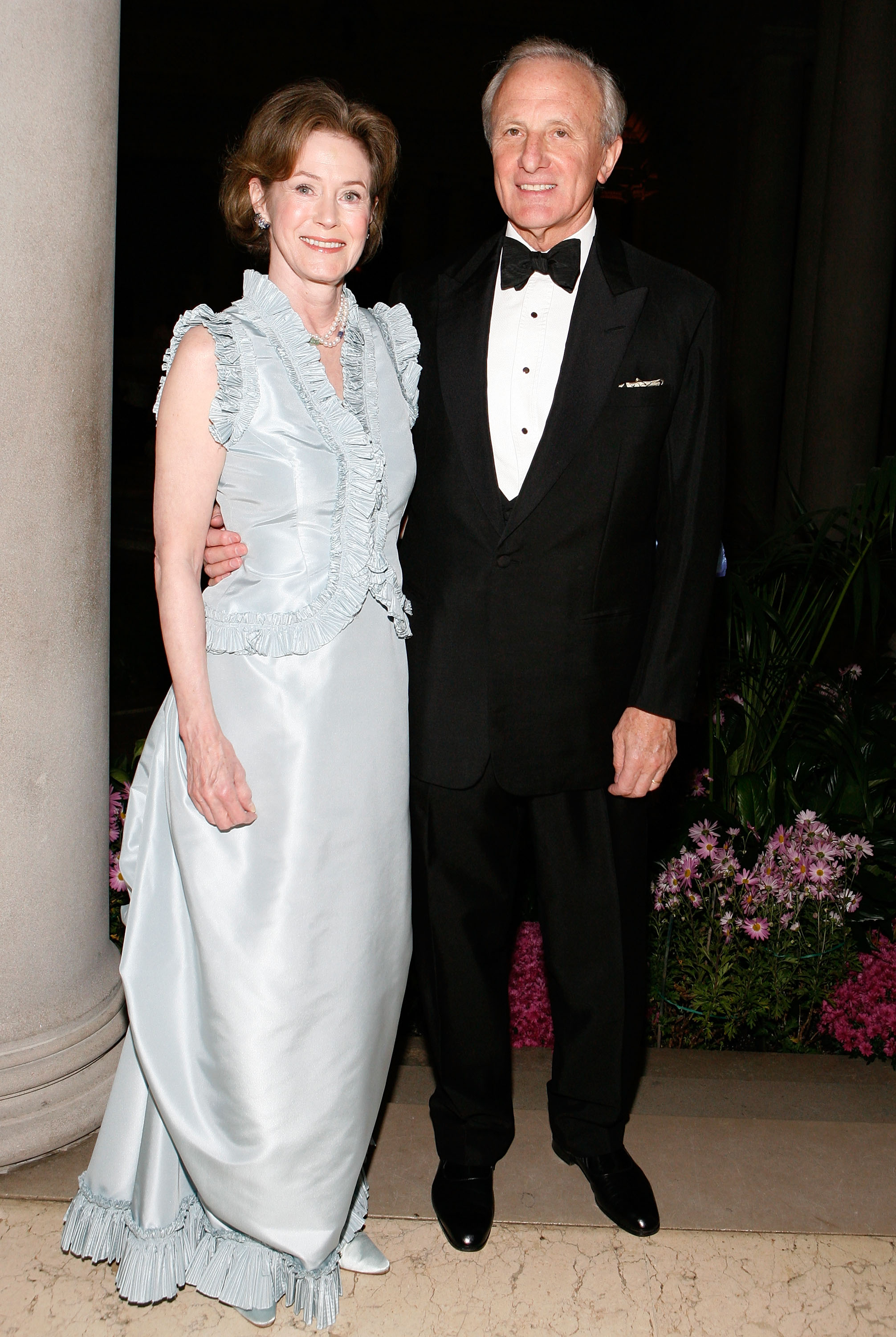 Kimba Wood (L) and Frank Richardson (R) attend The Autumn Dinner at The Frick Collection on October 19, 2009 in New York City.