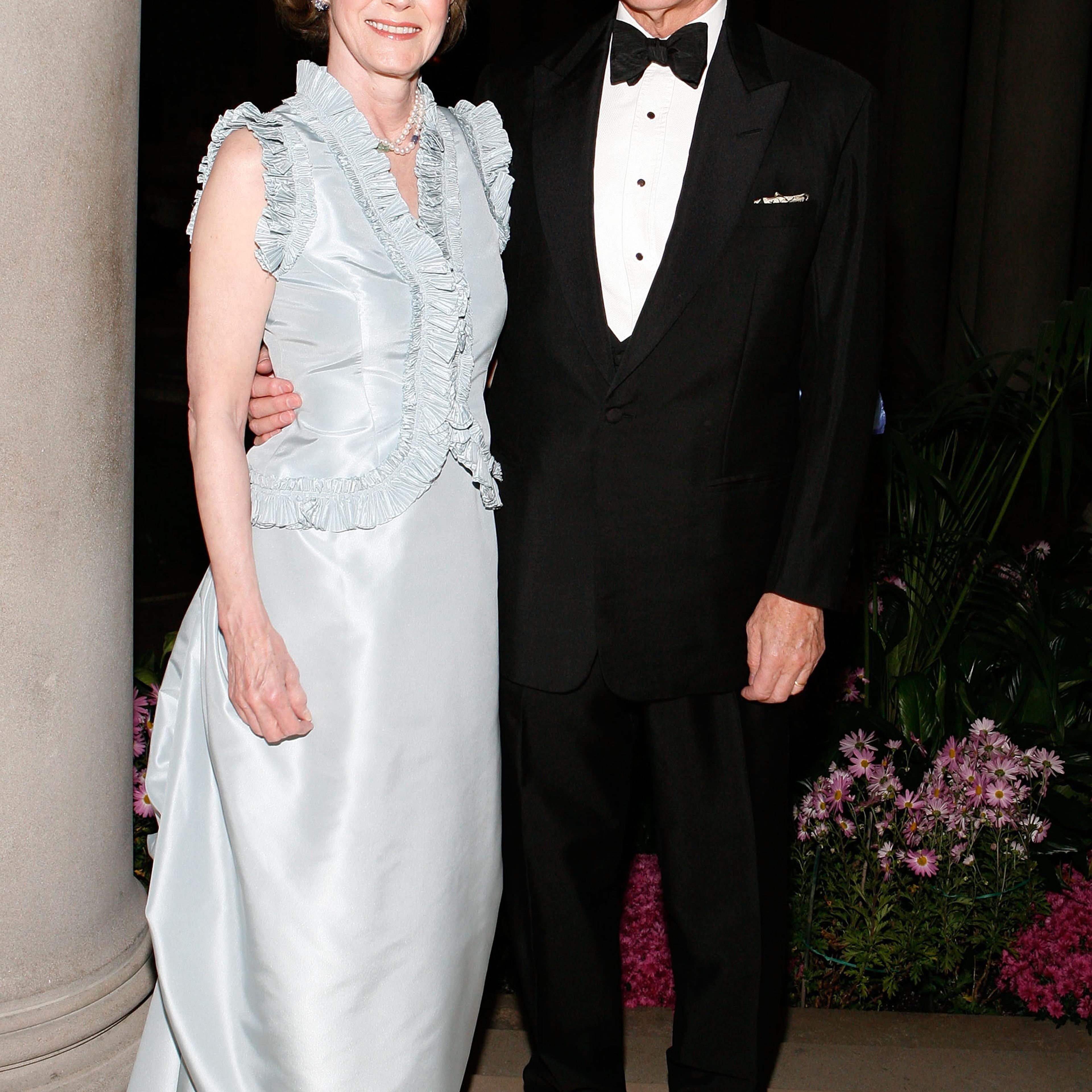 Kimba Wood (L) and Frank Richardson (R) attend The Autumn Dinner at The Frick Collection on October 19, 2009 in New York City.