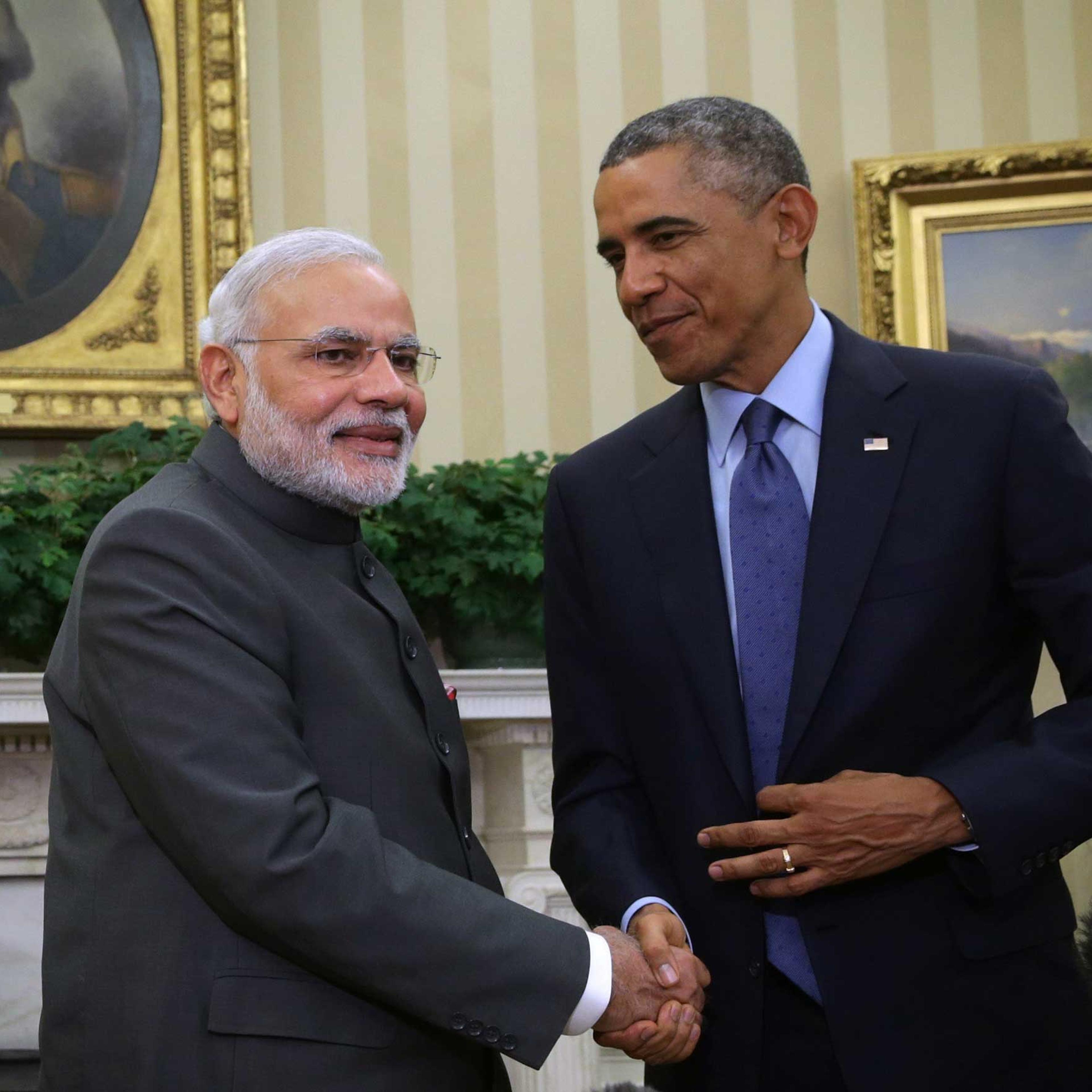 President Obama Meets With Prime Minister Narendra Modi Of India At The White House