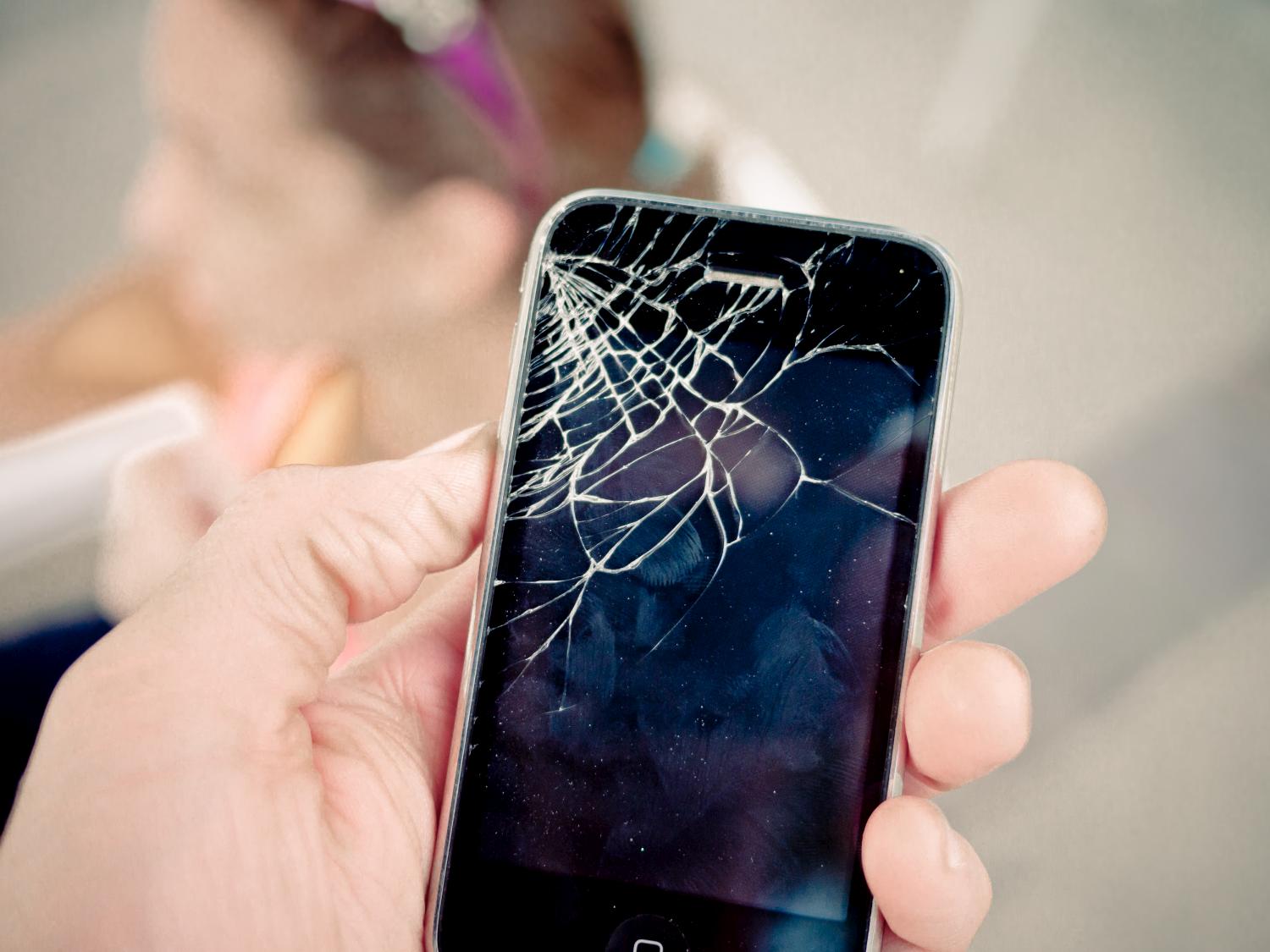 broken phone