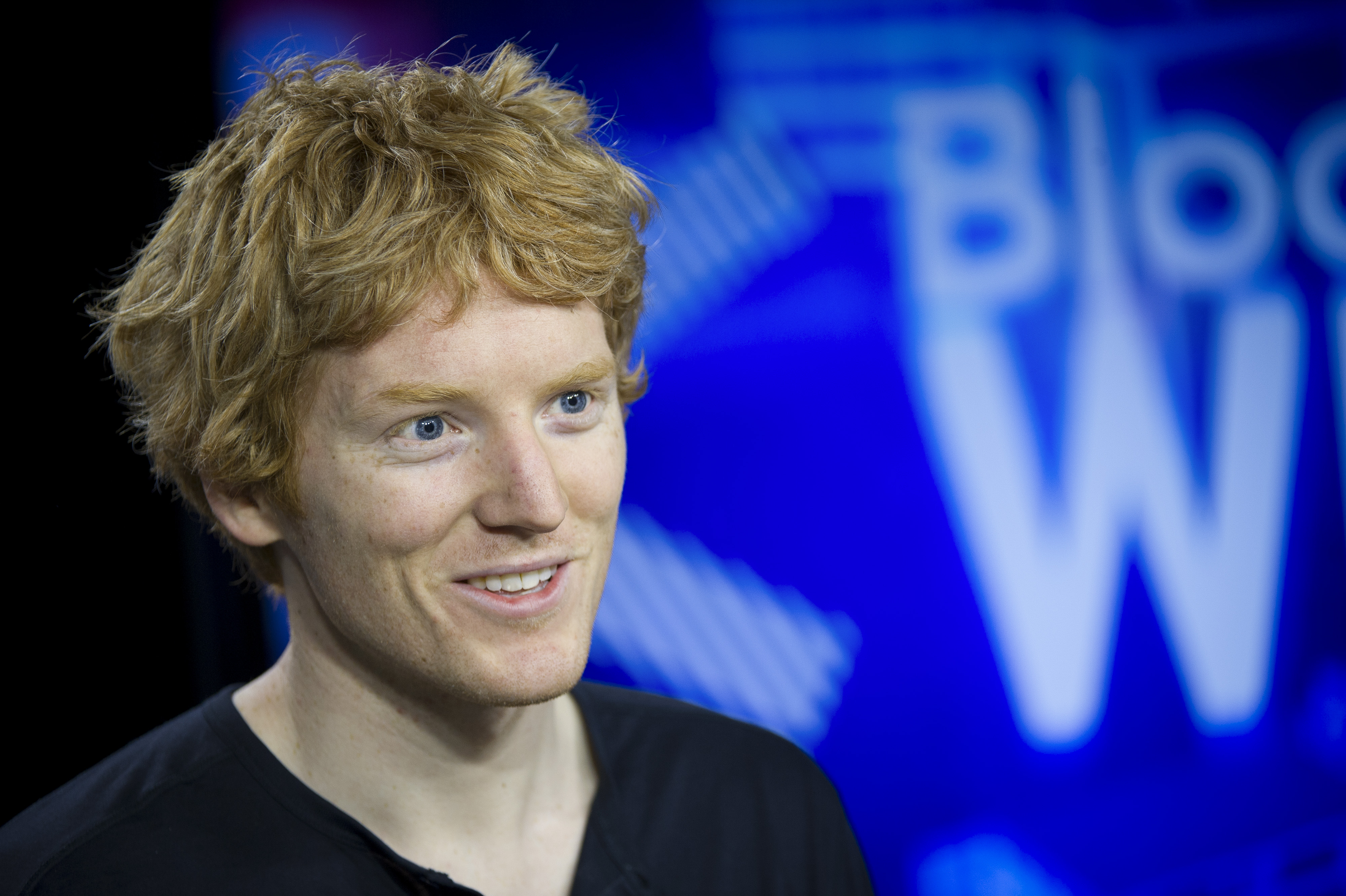 Patrick Collison, co-founder and chief executive officer of Stripe Inc., speaks during a Bloomberg West Television interview in San Francisco, California, on Tuesday, March 18, 2014.