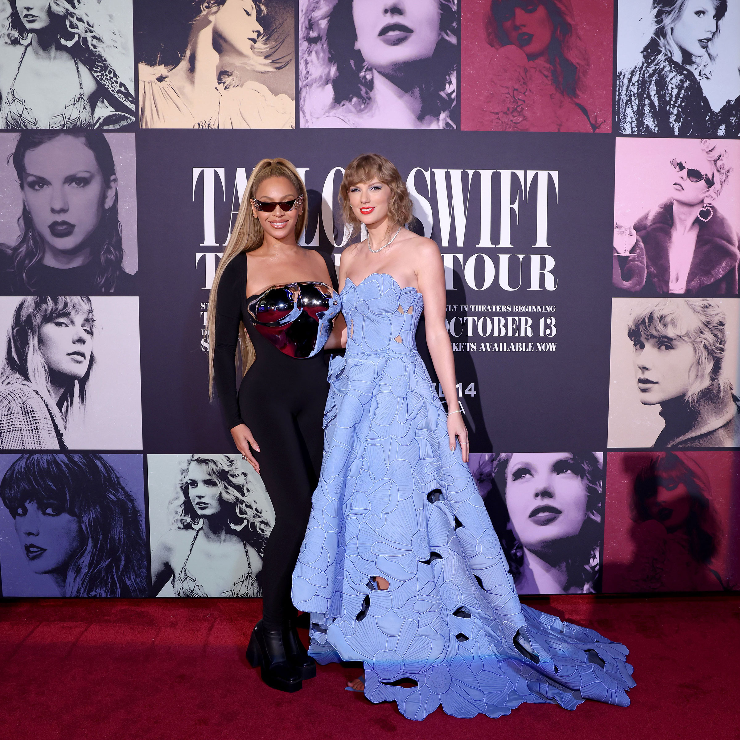 Beyoncé joined Swift in Los Angeles on Oct. 11 for the first screening of her Eras Tour film