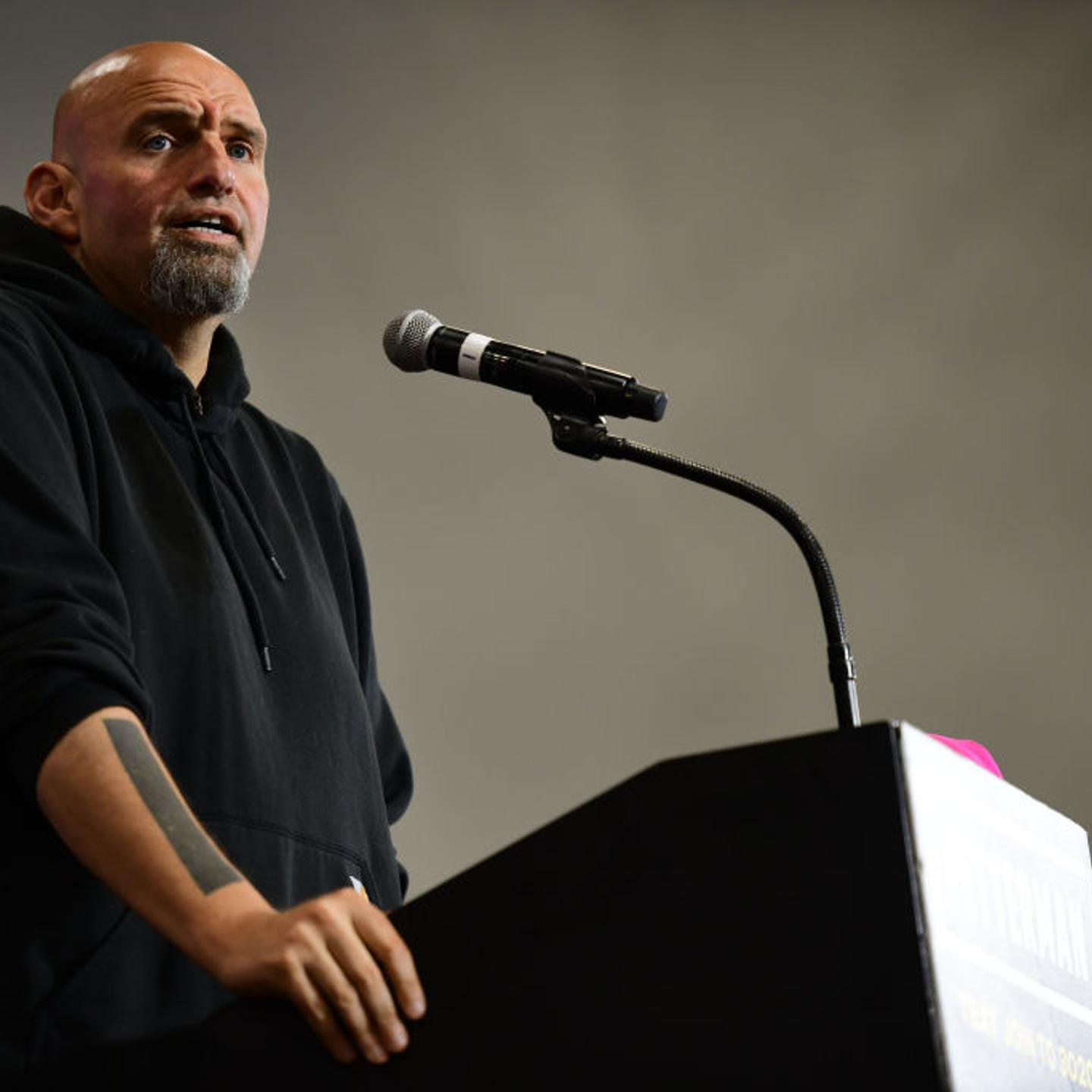 Pennsylvania Senate Candidate John Fetterman Holds Campaign Rally Focusing On Women's Right To Choose