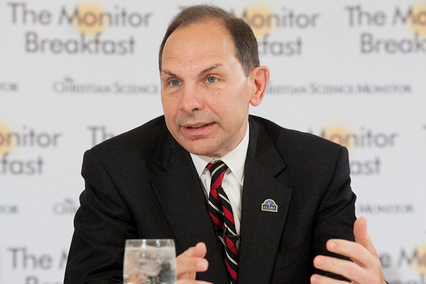 VA Secretary Bob McDonald previews the coming changes at the VA last Thursday.