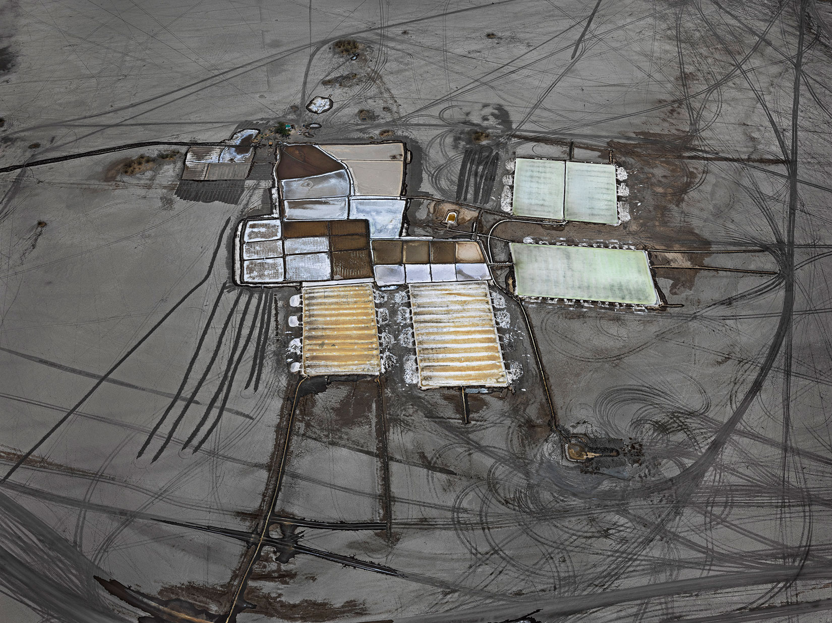 Salt Pans, Howard Greenberg Gallery, NY: Nov 3 - Dec 31  (Caption: Salt Pan #16, Little Rann of Kutch, Gujarat, 2016)