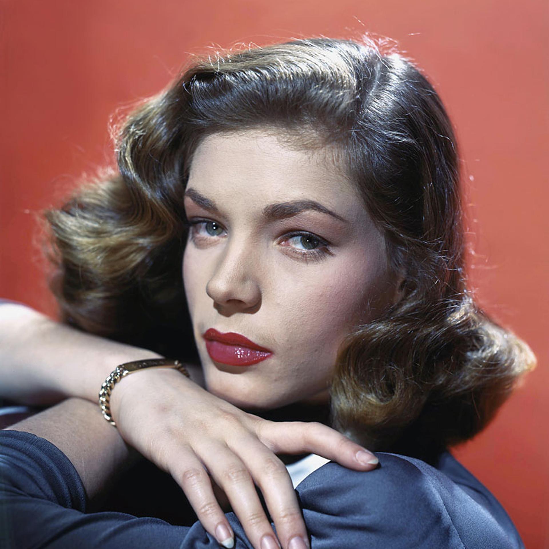 American actress Lauren Bacall