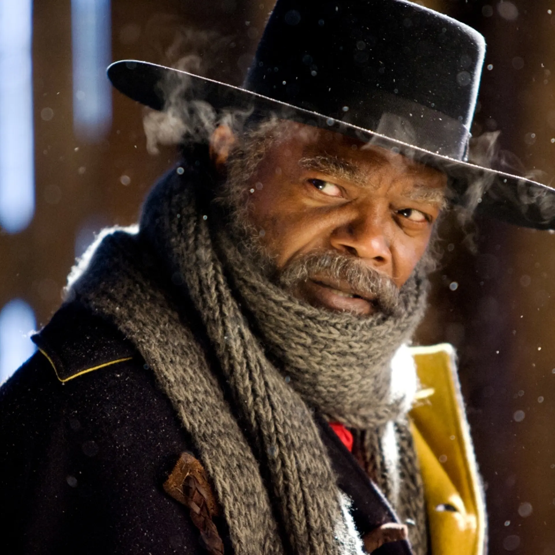 Samuel L. Jackson in The Hateful Eight.