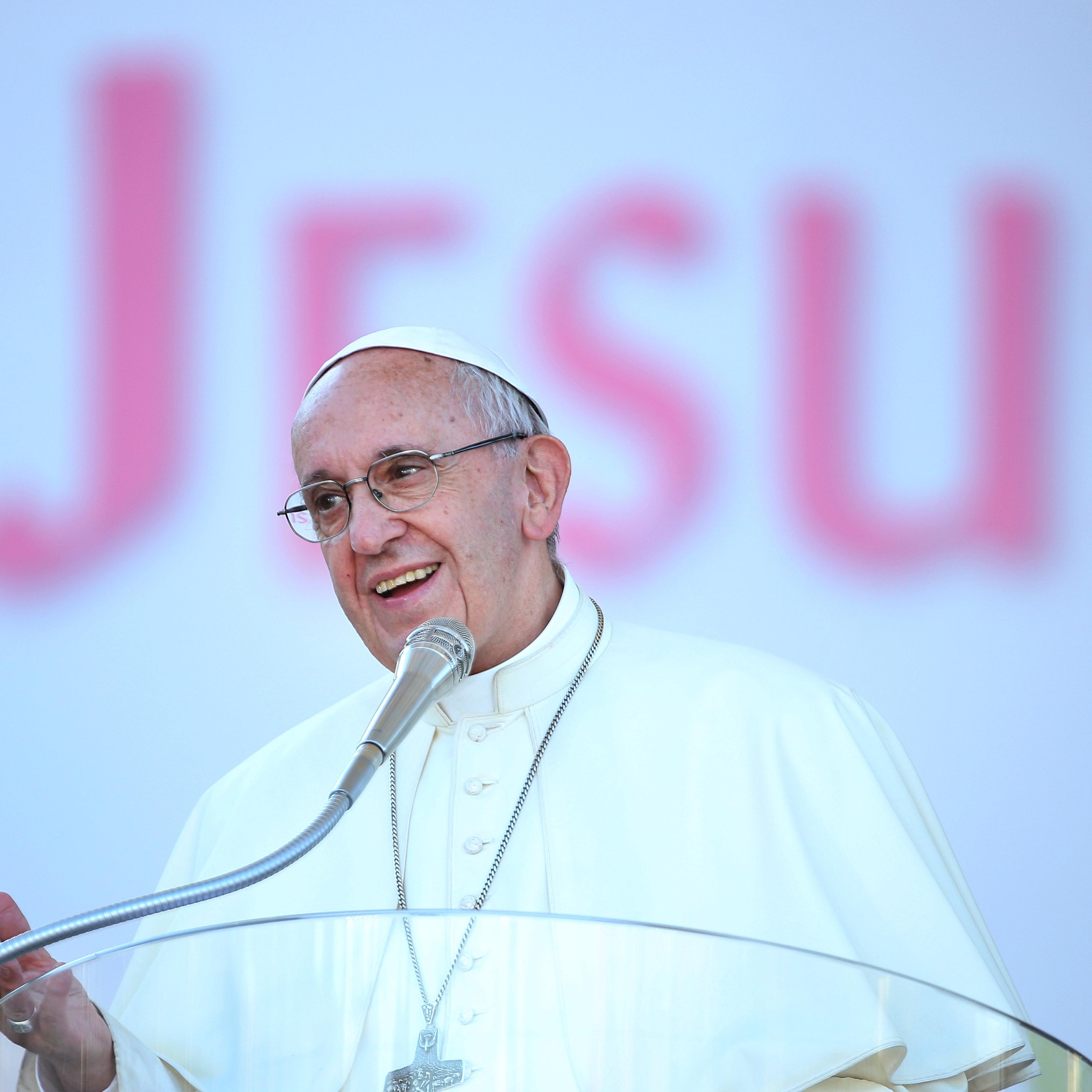 Pope Attends The Golden Jubilee at the Circo Massimo