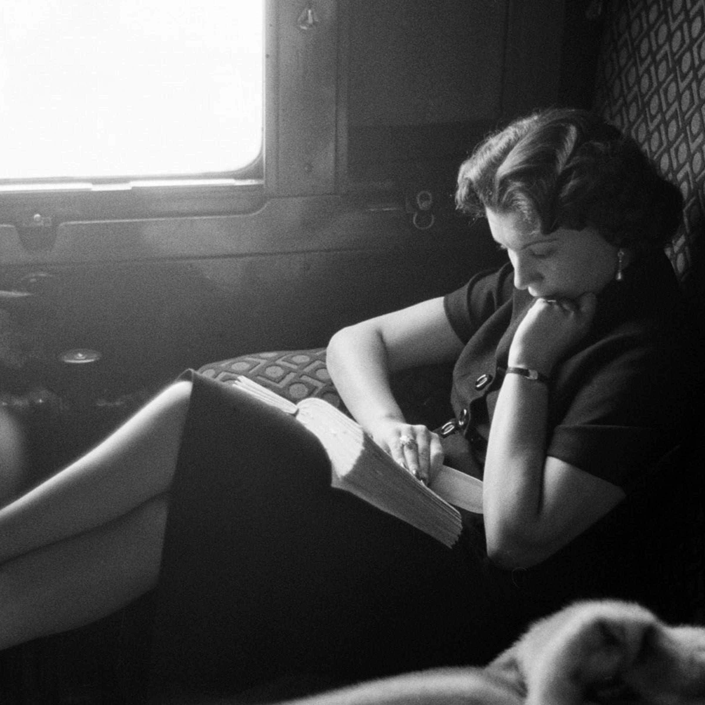 Aboard the Simplon-Orient Express, 1950.