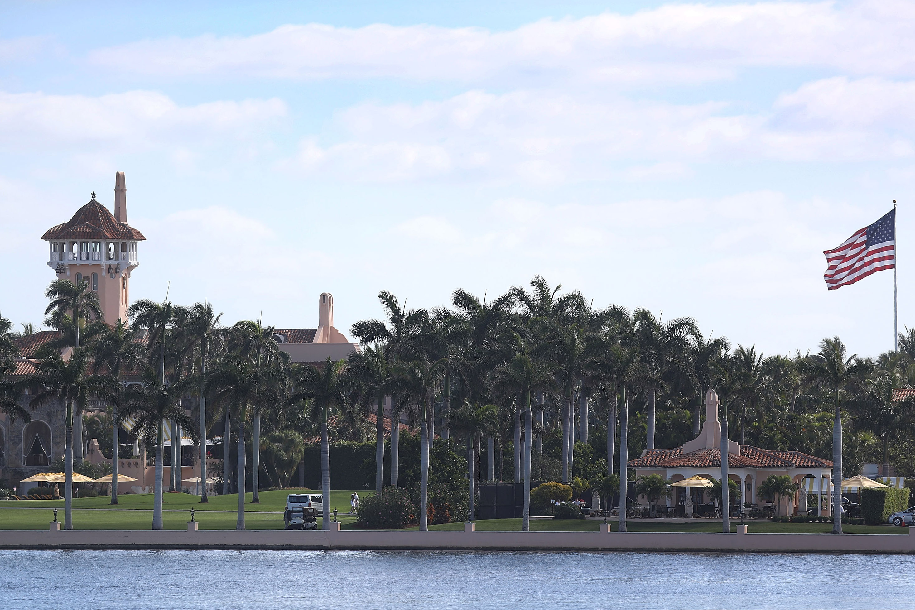 President Trump Spends Weekend At Mar-a-Lago With Japanese Prime Minister Shinzo Abe