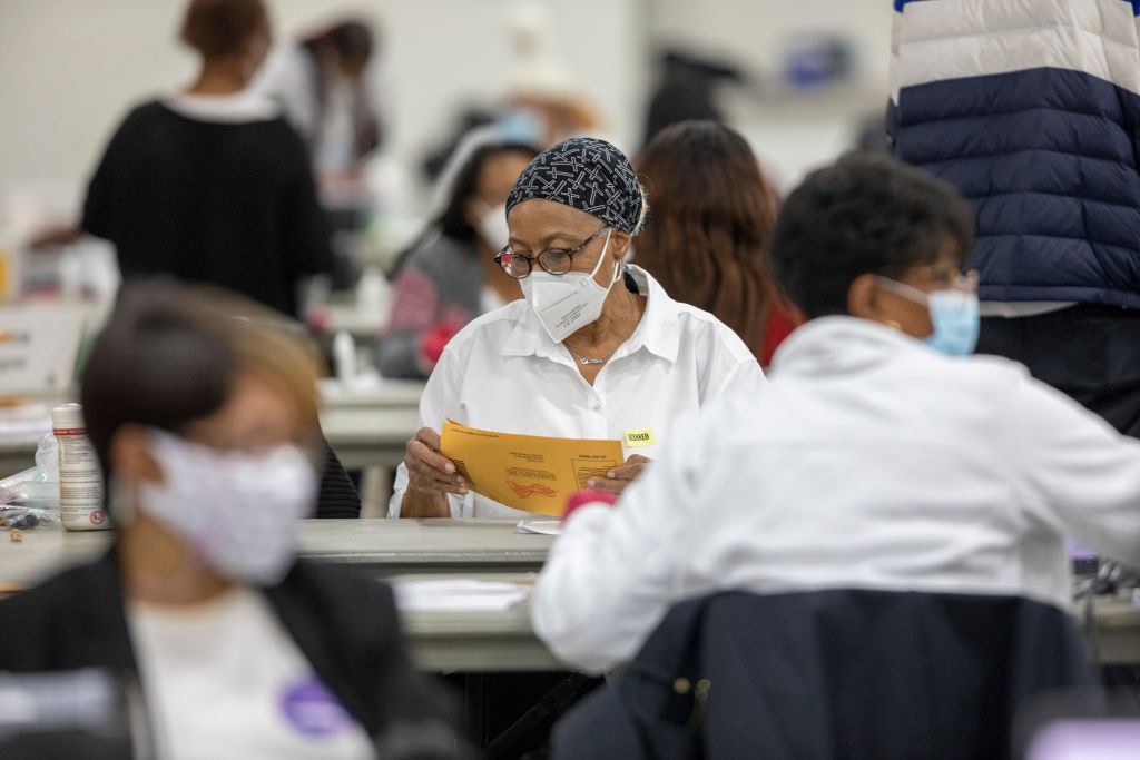 Michigan Election Officials Process Mail In Ballots Ahead Of Election