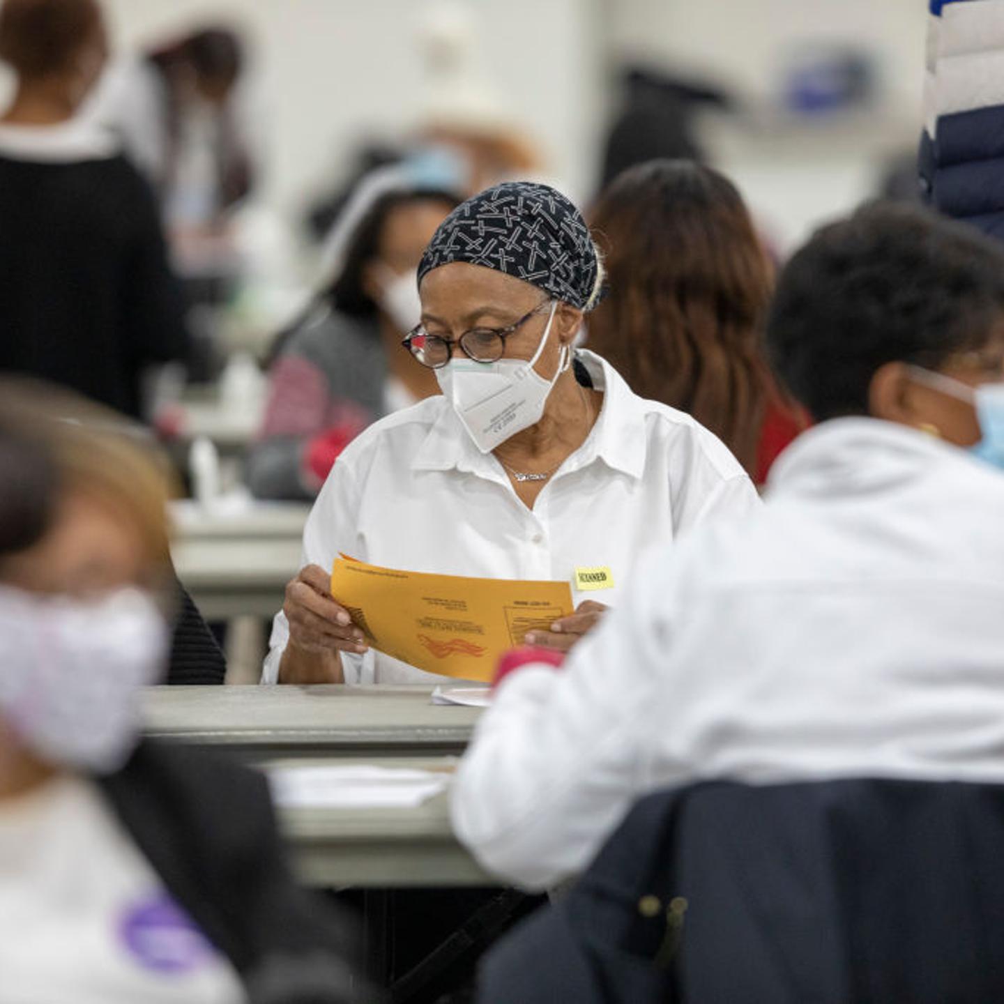 Michigan Election Officials Process Mail In Ballots Ahead Of Election