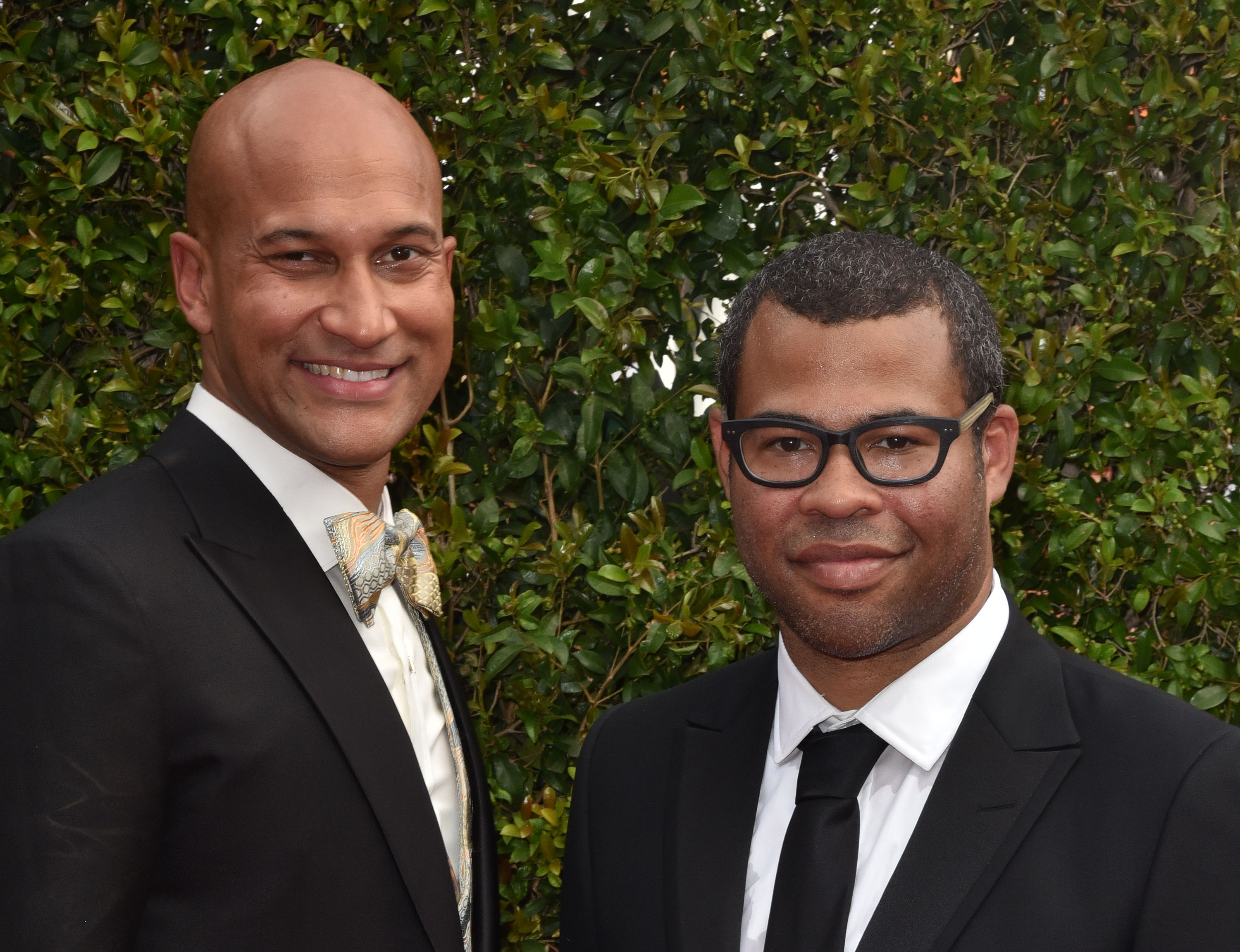 Keegan-Michael Key and Jordan Peele at the 2015 Emmy Awards in Los Angeles on Sept. 12, 2015.