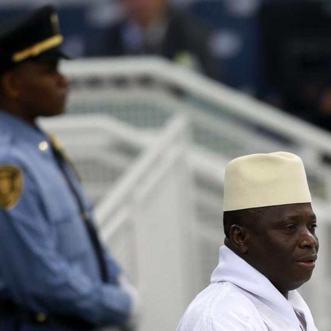 President of Gambia Jammeh speaks during the United Nations 68th session of the General Assembly at U.N. headquarters in New York