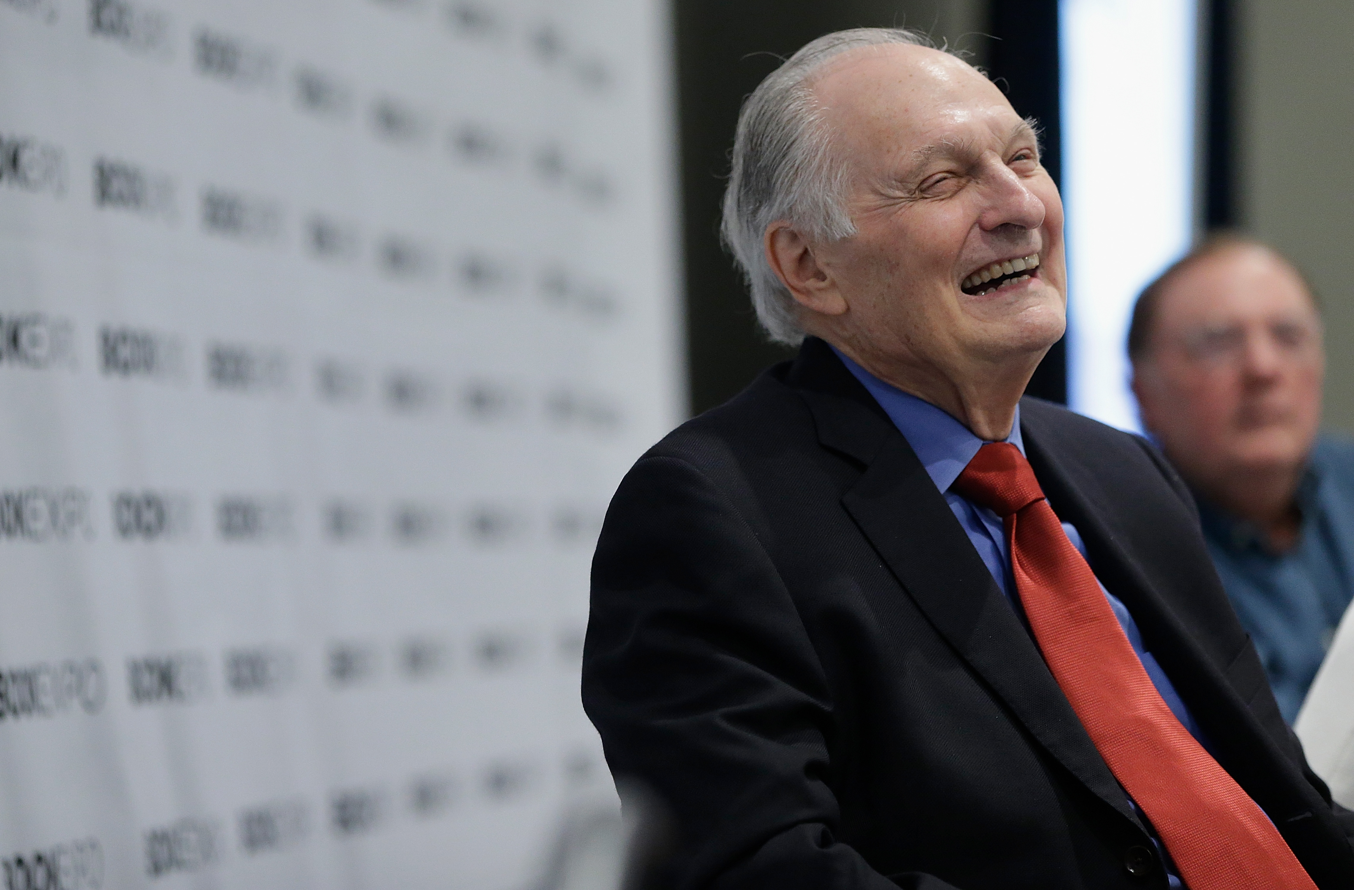 Alan Alda laughing